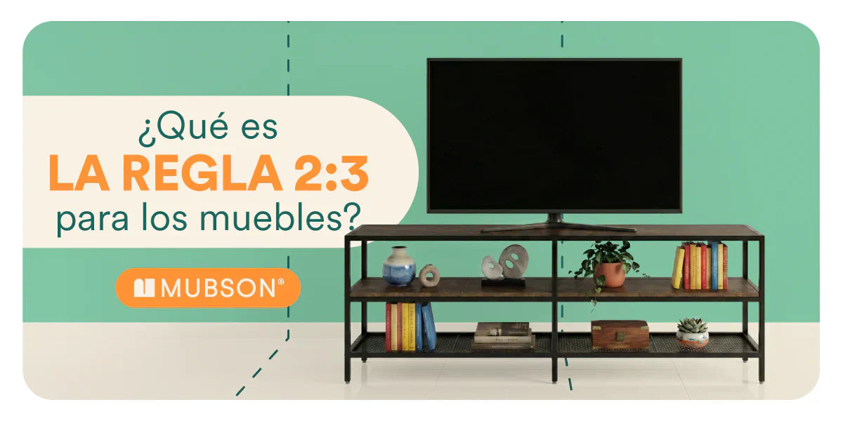 Portada blog sobre la regla 2:3 en decoración