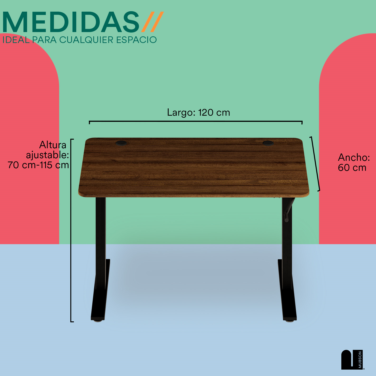 Mubson Escritorio Elevable Manual. Escritorio Gamer Zant