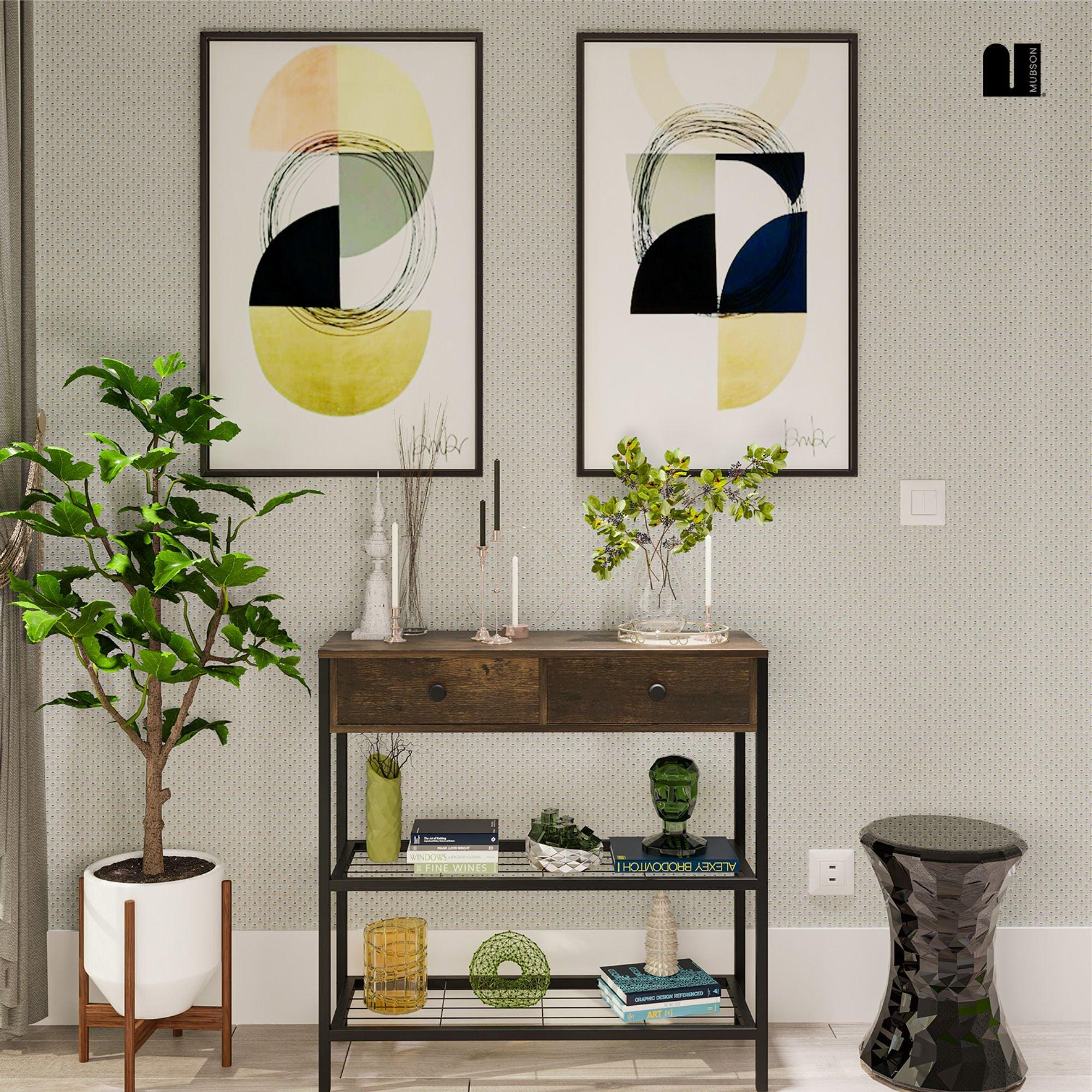 Credenza Recibidor Doble para Sala o Pasillo. Bufetera para Comedor Arezzo