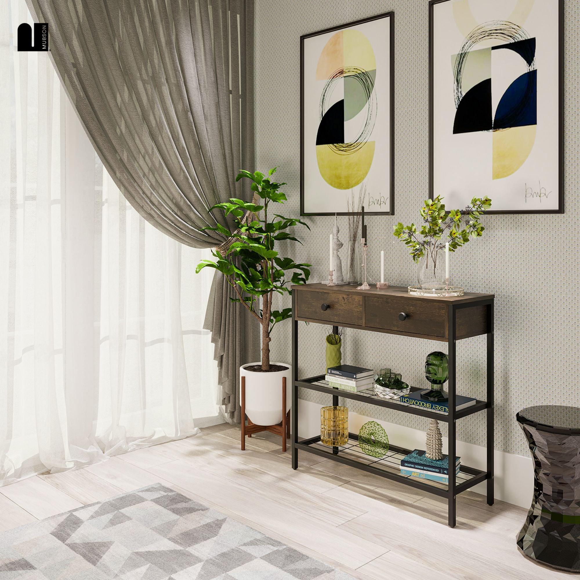 Credenza Recibidor Doble para Sala o Pasillo. Bufetera para Comedor Arezzo