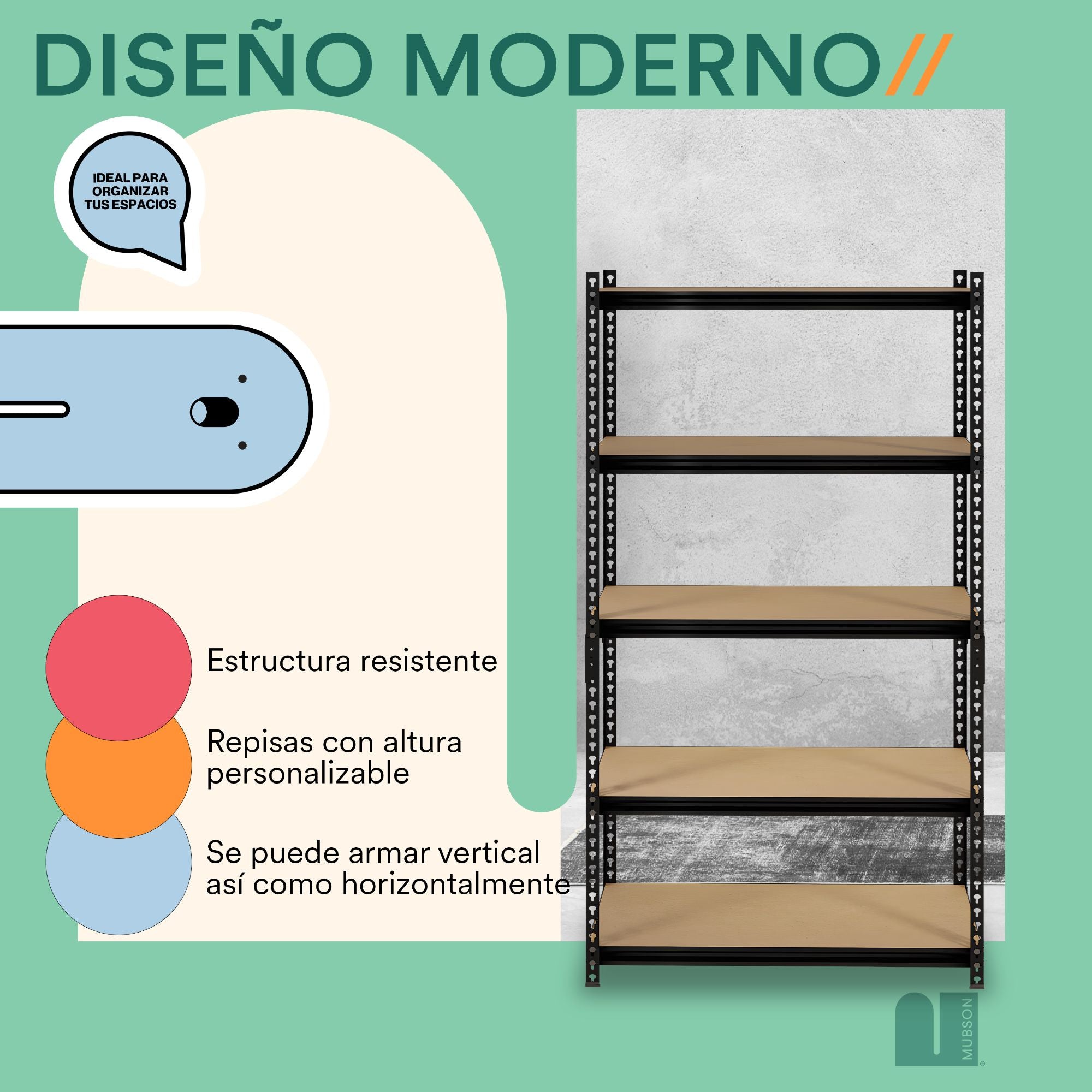 Estante Organizador. Anaquel Multiusos Astel
