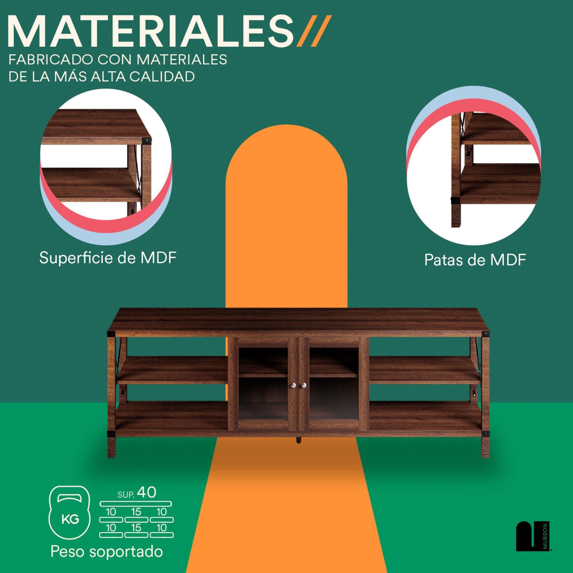 Mesa para TV. Centro de Entretenimiento Bari