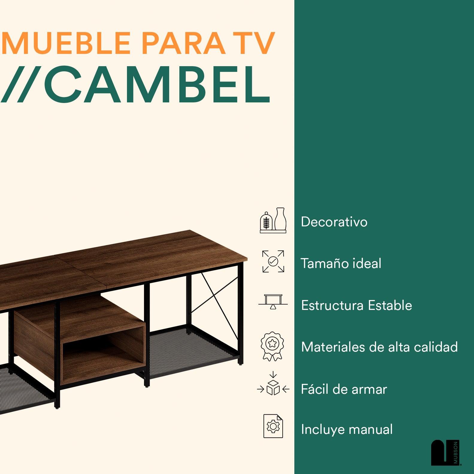 Mesa para TV. Centro de Entretenimiento Cambel