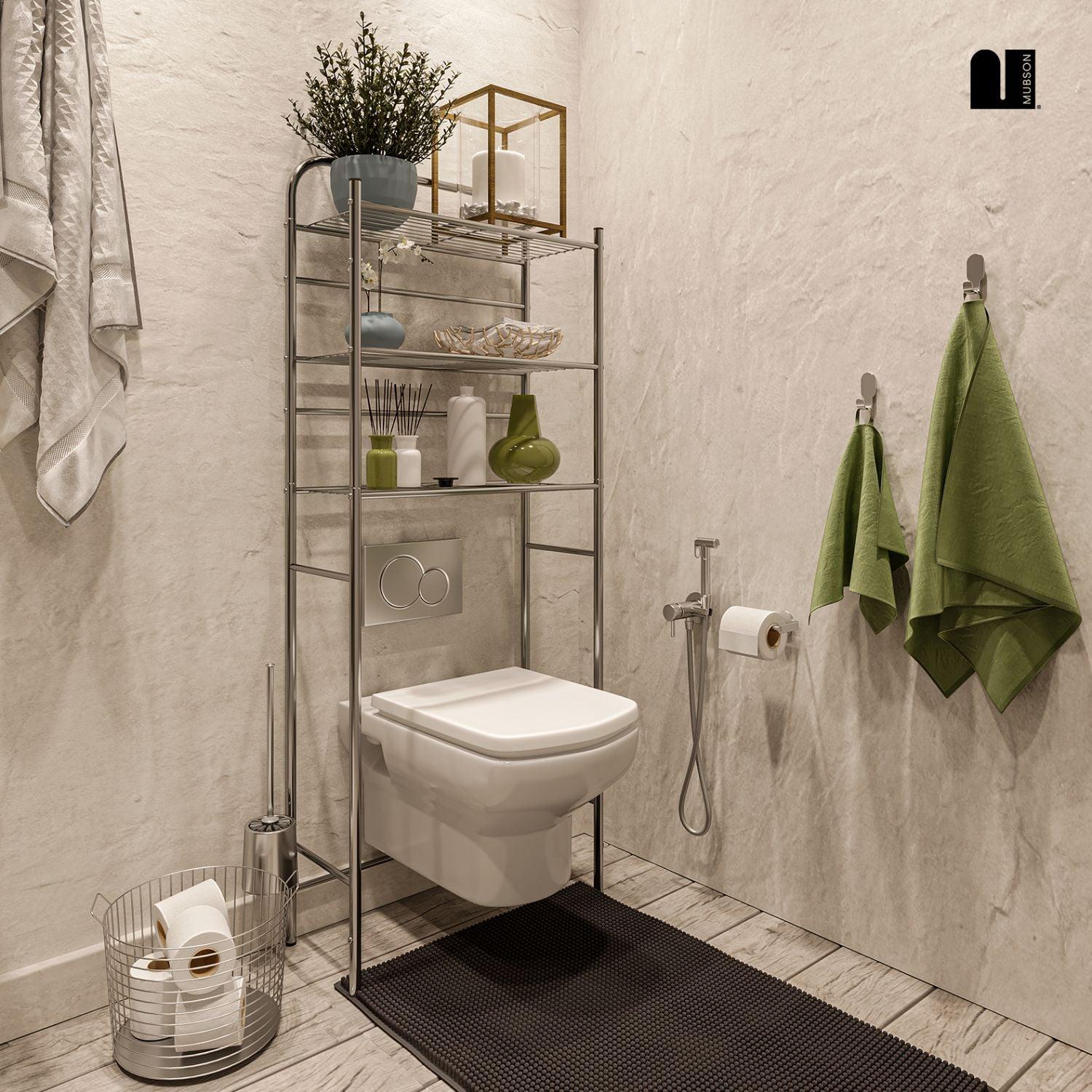 Estante para Baño. Estante Organizador con 3 Repisas Clin