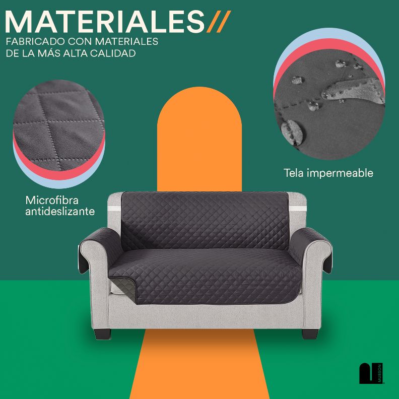 Cubre Sillón Impermeable para 1, 2 y 3 Asientos. Cubre Sofa
