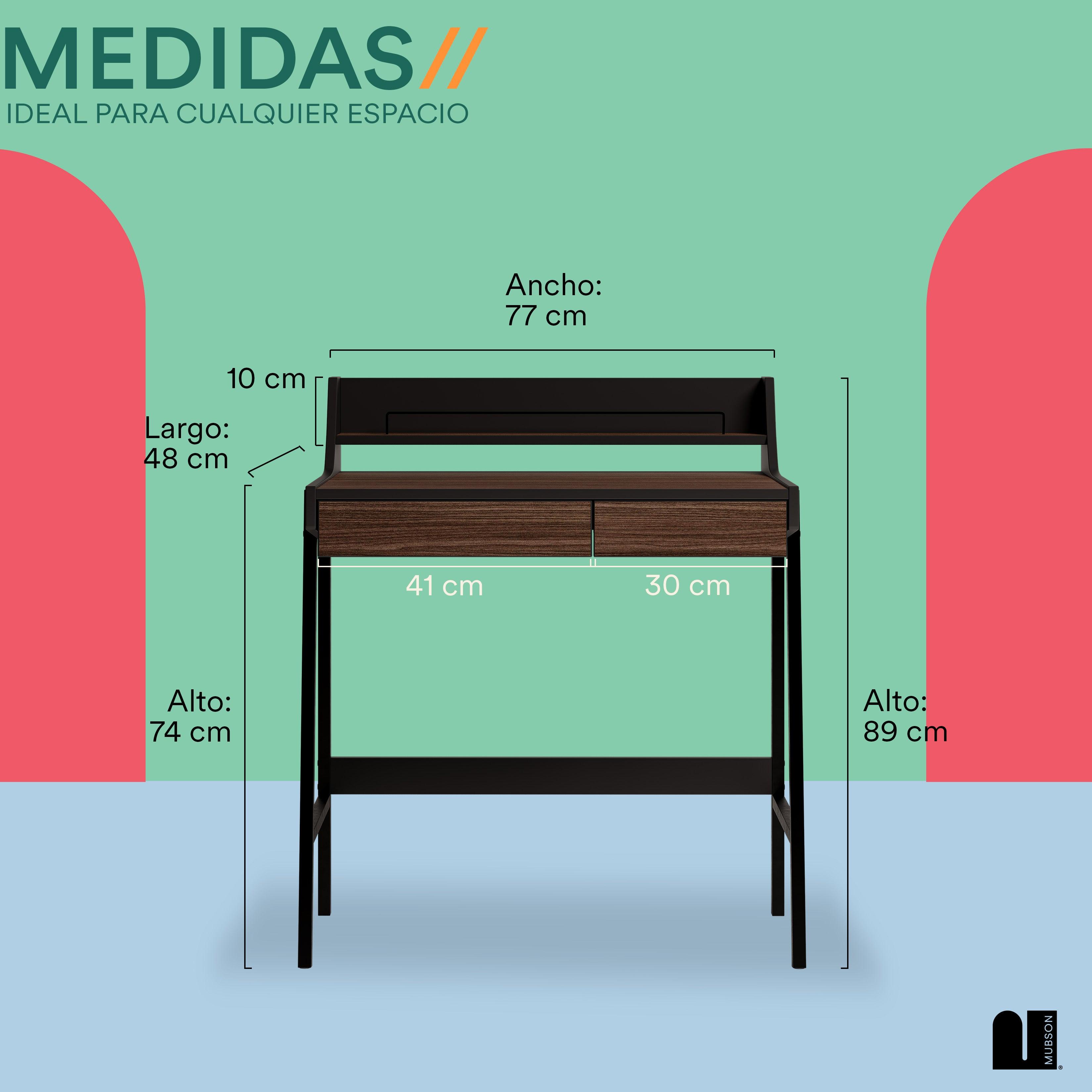 Escritorio para Computadora Minimalista. Escritorio con Cajones Dagon