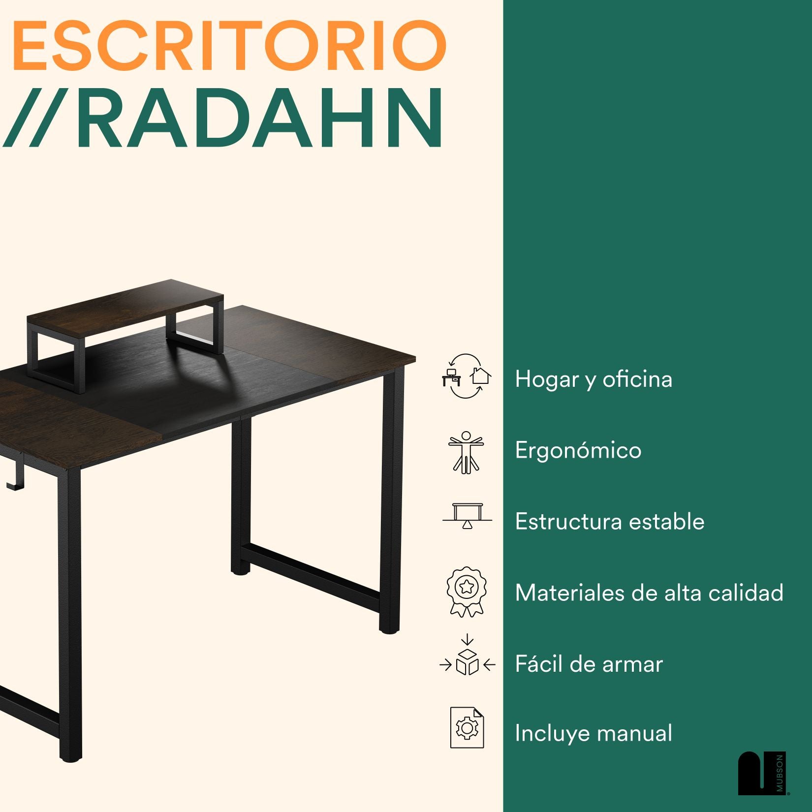 Escritorio Gamer u de Oficina Radahn