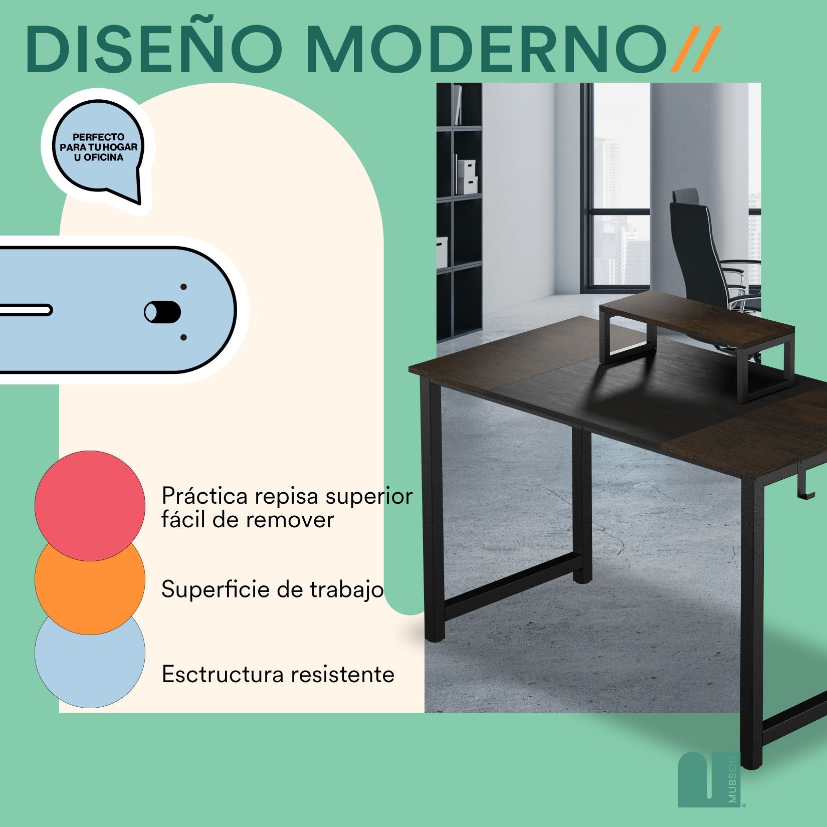 Escritorio Gamer u de Oficina Radahn