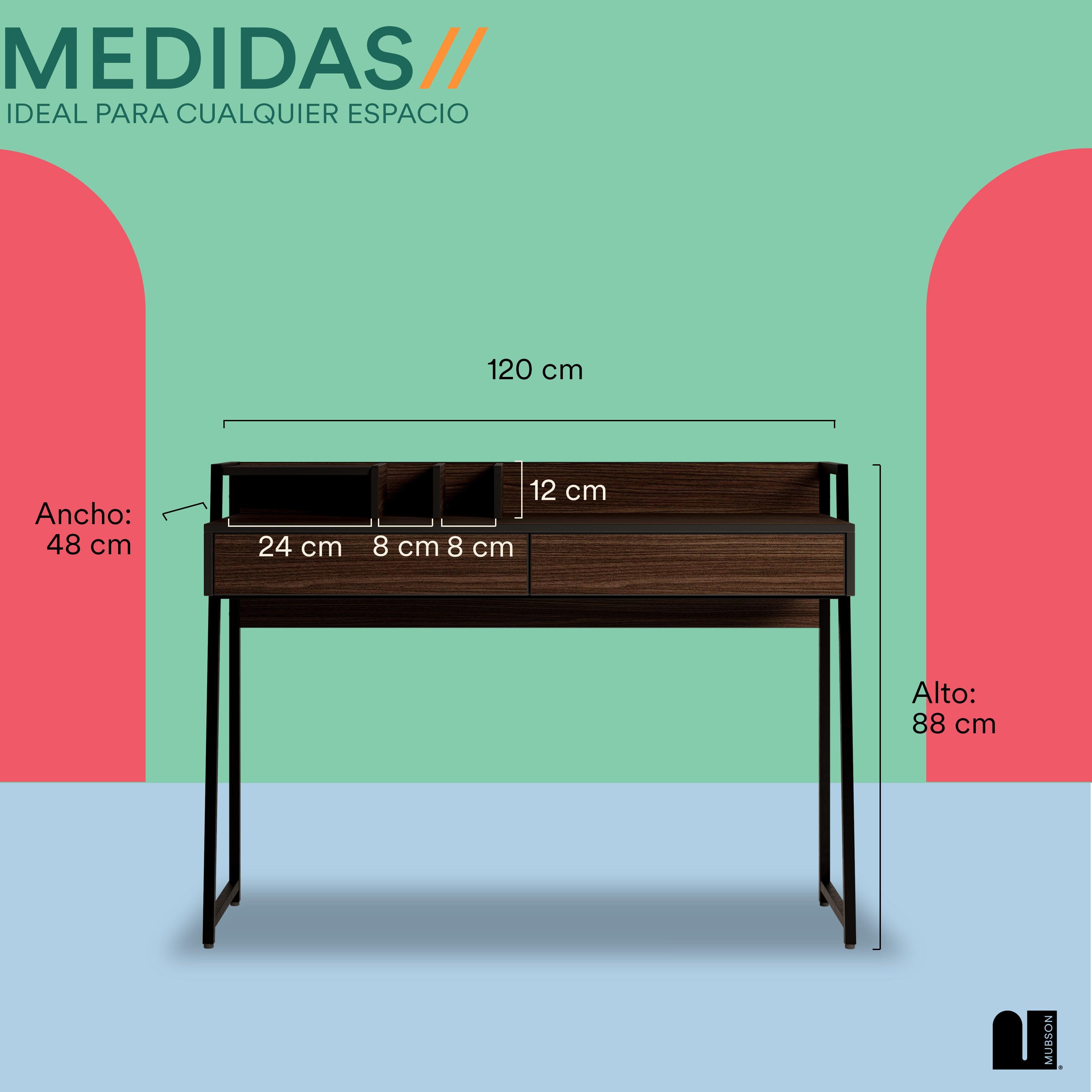 Escritorio para Computadora Minimalista. Escritorio con Cajones Maliketh