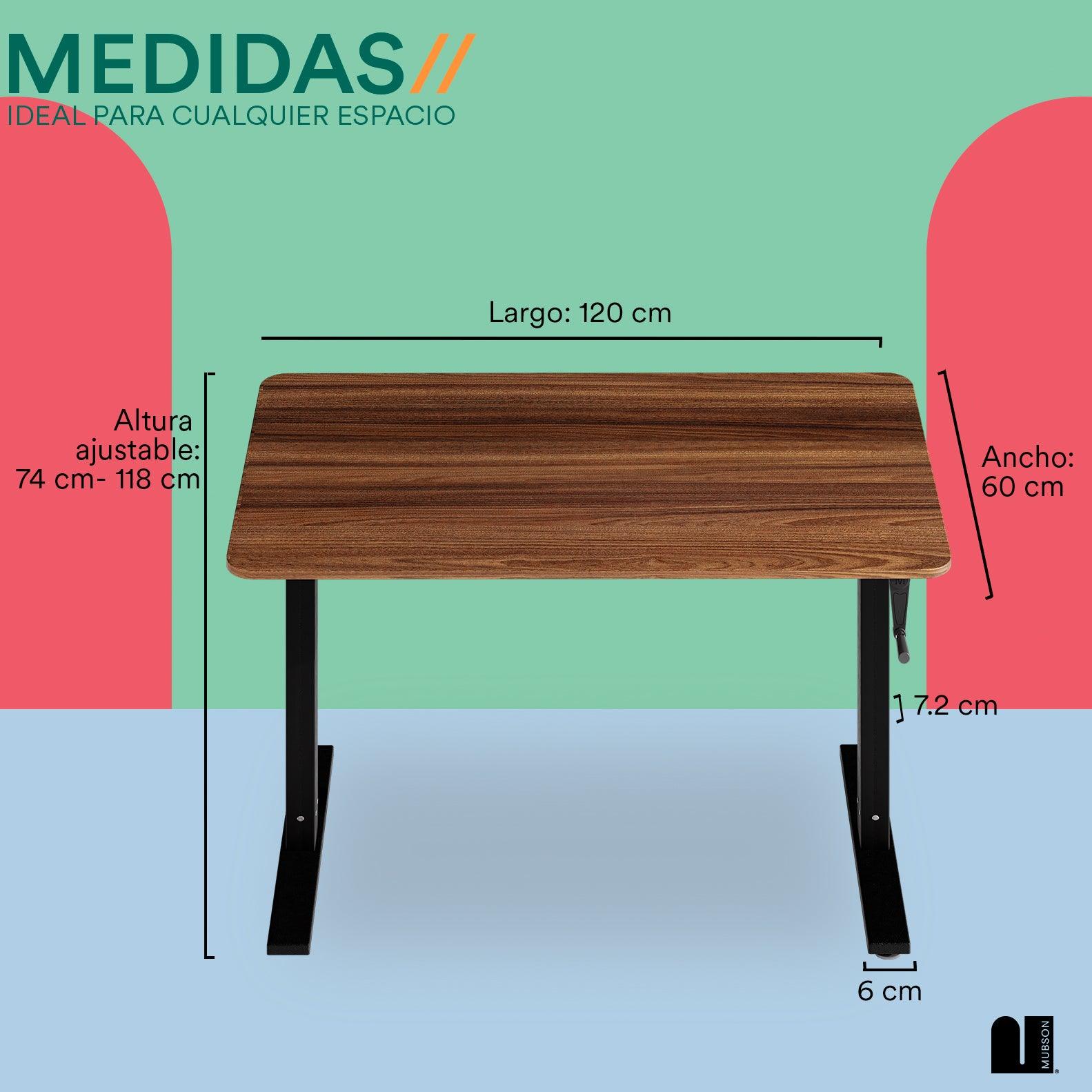 Escritorio Elevable Gamer o de Oficina. Mesa de Trabajo Fazta