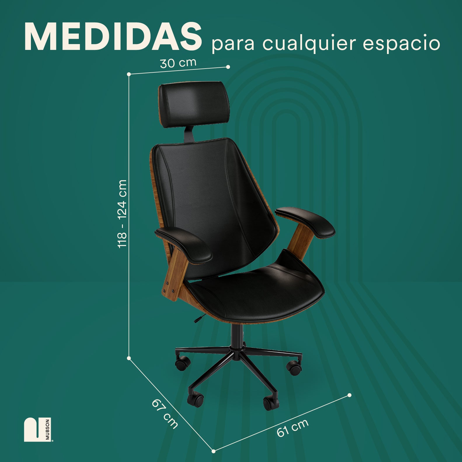 MUBSON Silla de Oficina Ergonómica Elan