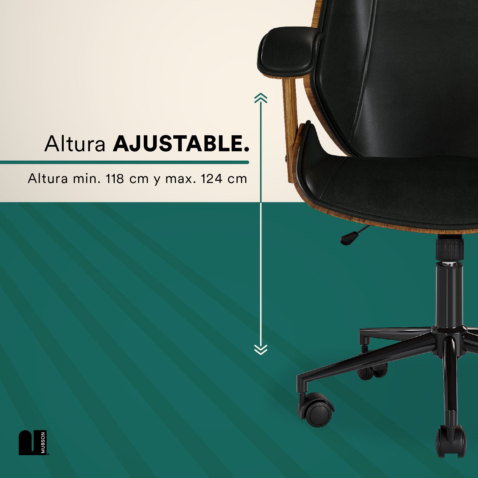 MUBSON Silla de Oficina Ergonómica Elan