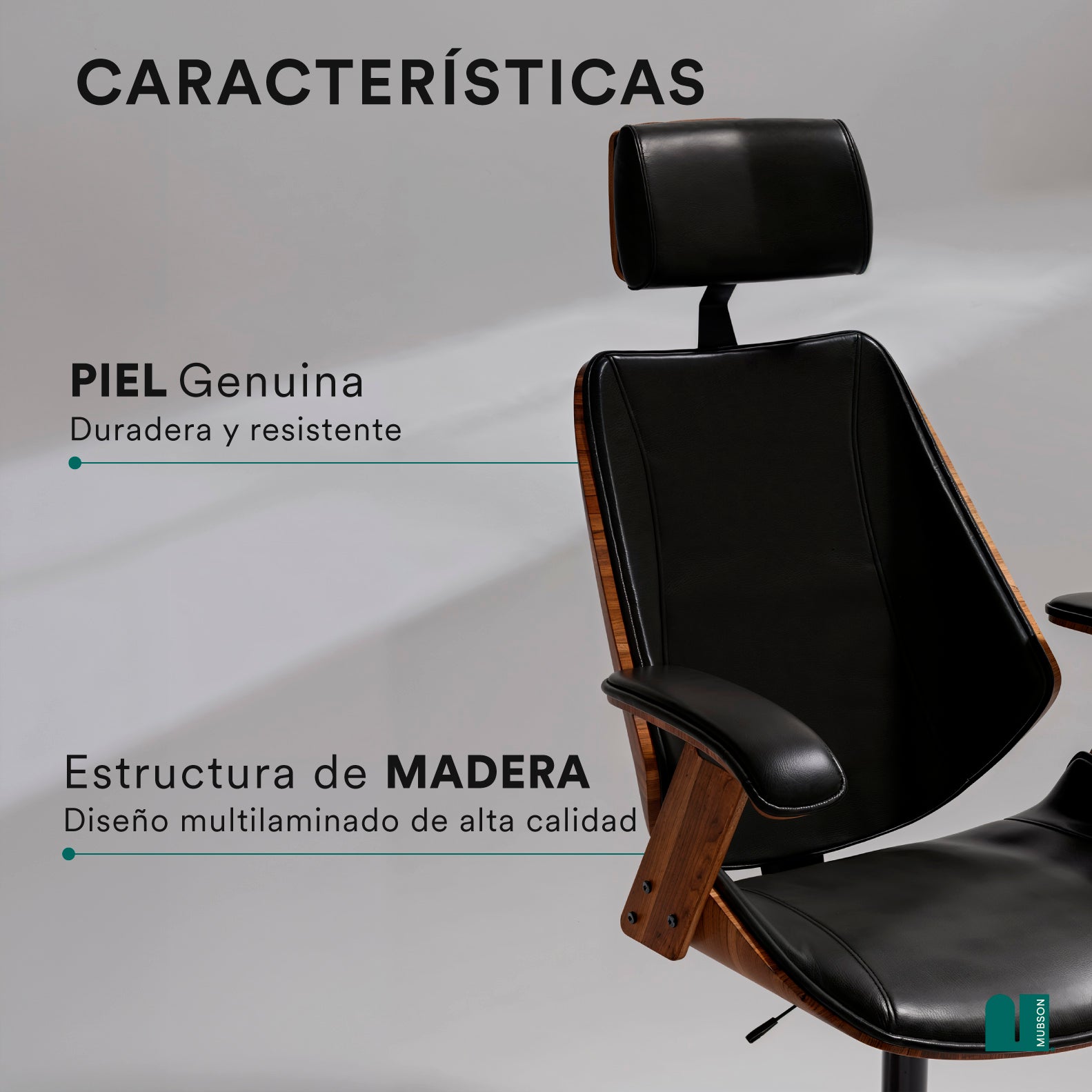 MUBSON Silla de Oficina Ergonómica Elan
