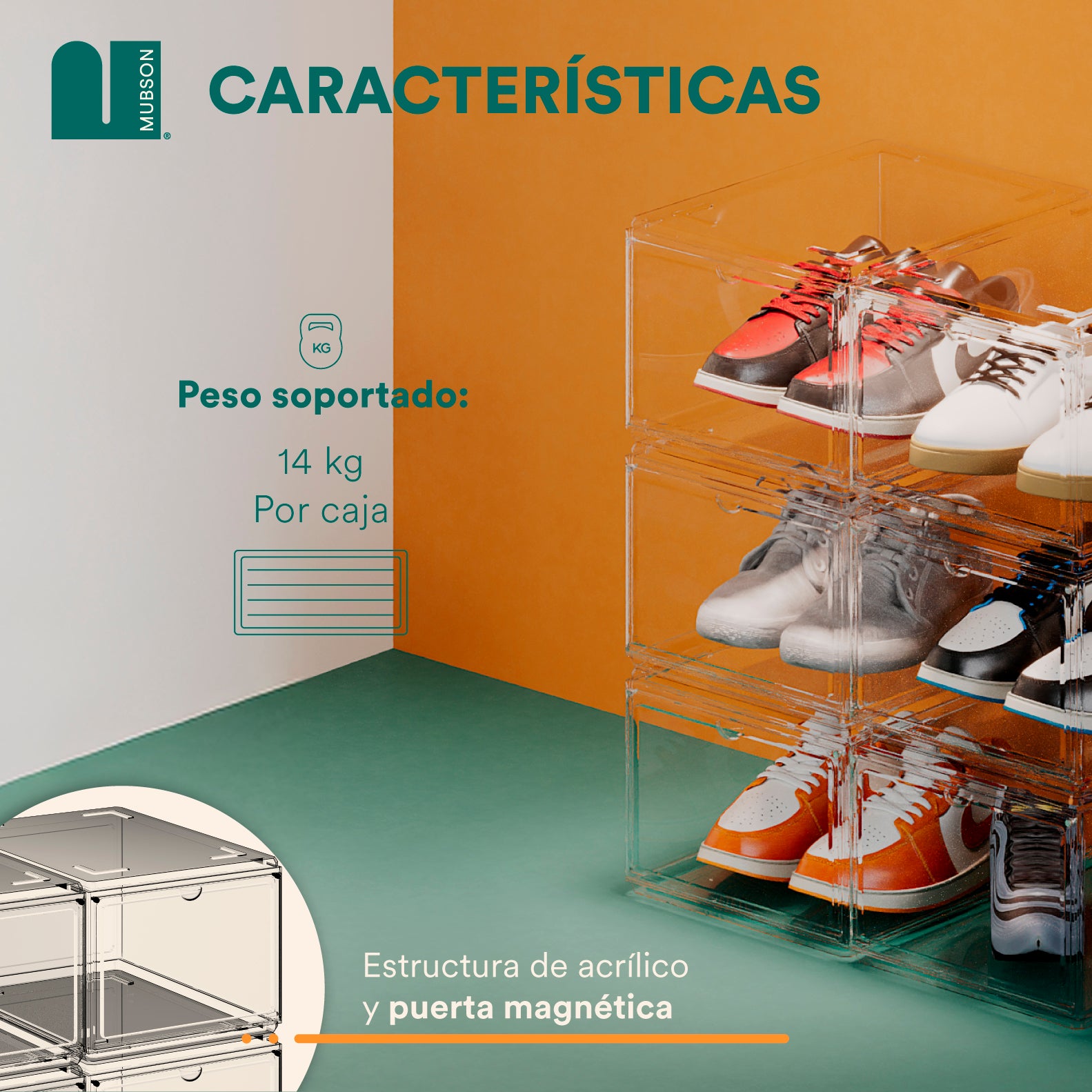 Zapatero. Organizador de Zapatos y Tenis Suola