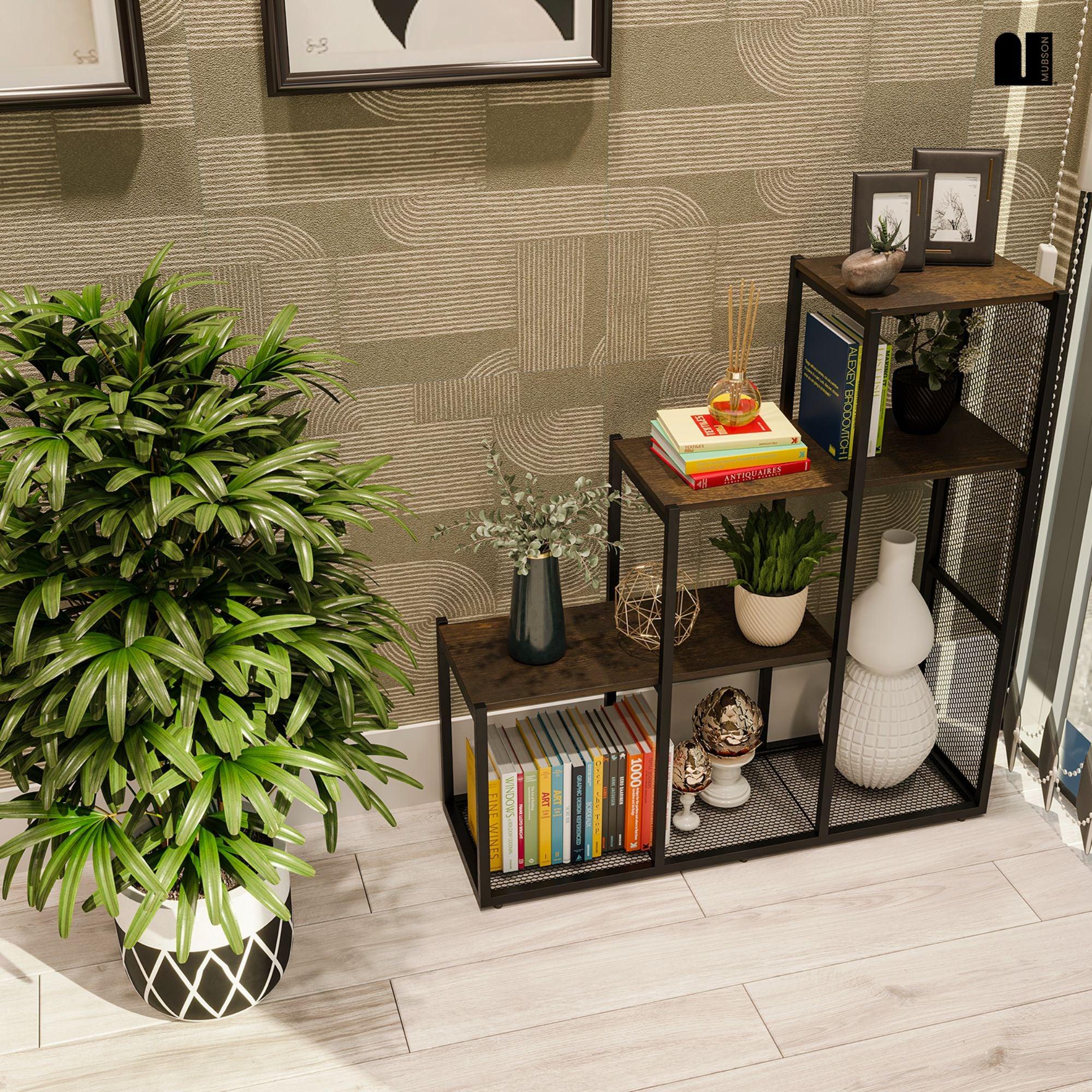 Librero Pequeño Minimalista. Estante de 3 Repisas Jaya