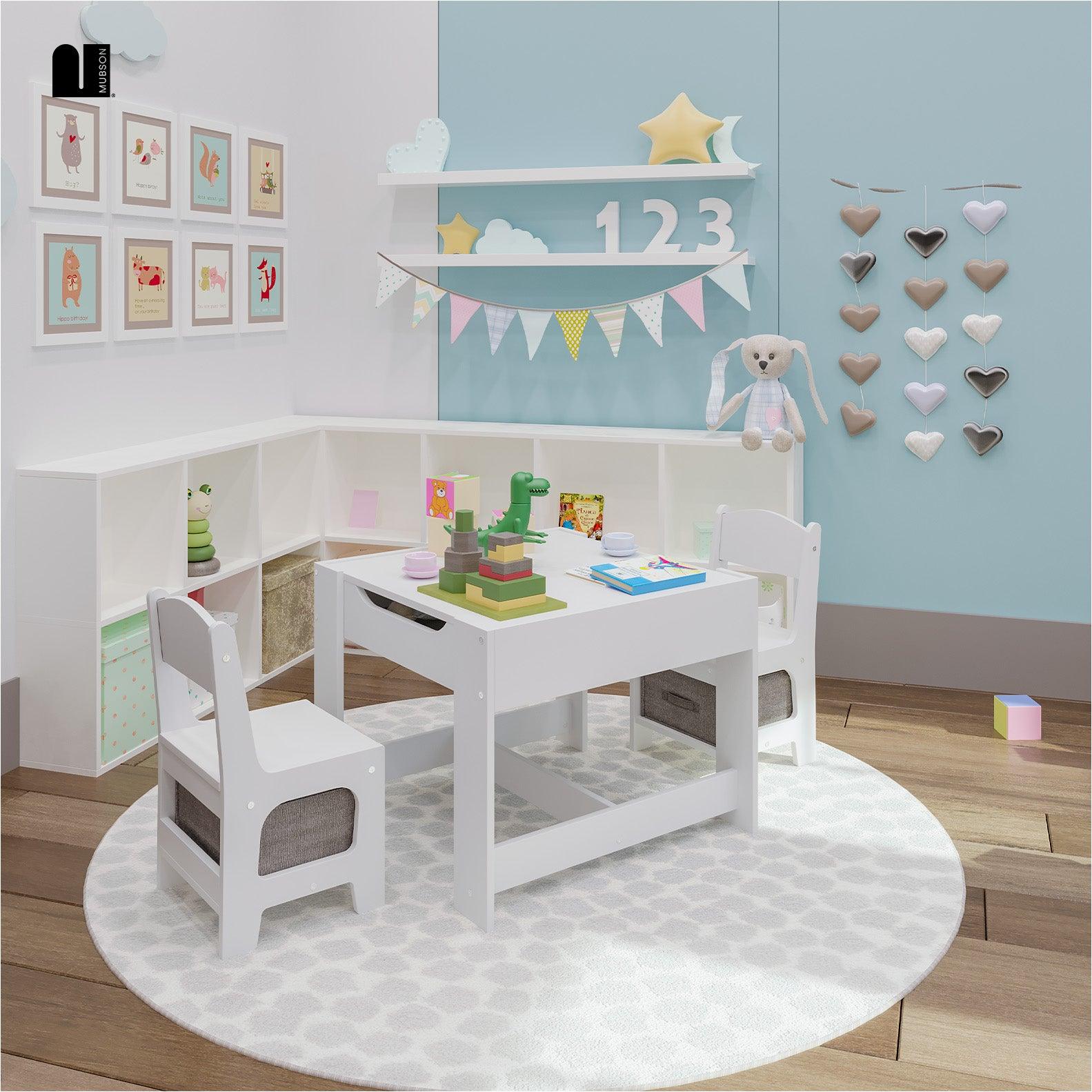 Mesa para Niños. Mesa Infantil con 2 Sillas Lommy
