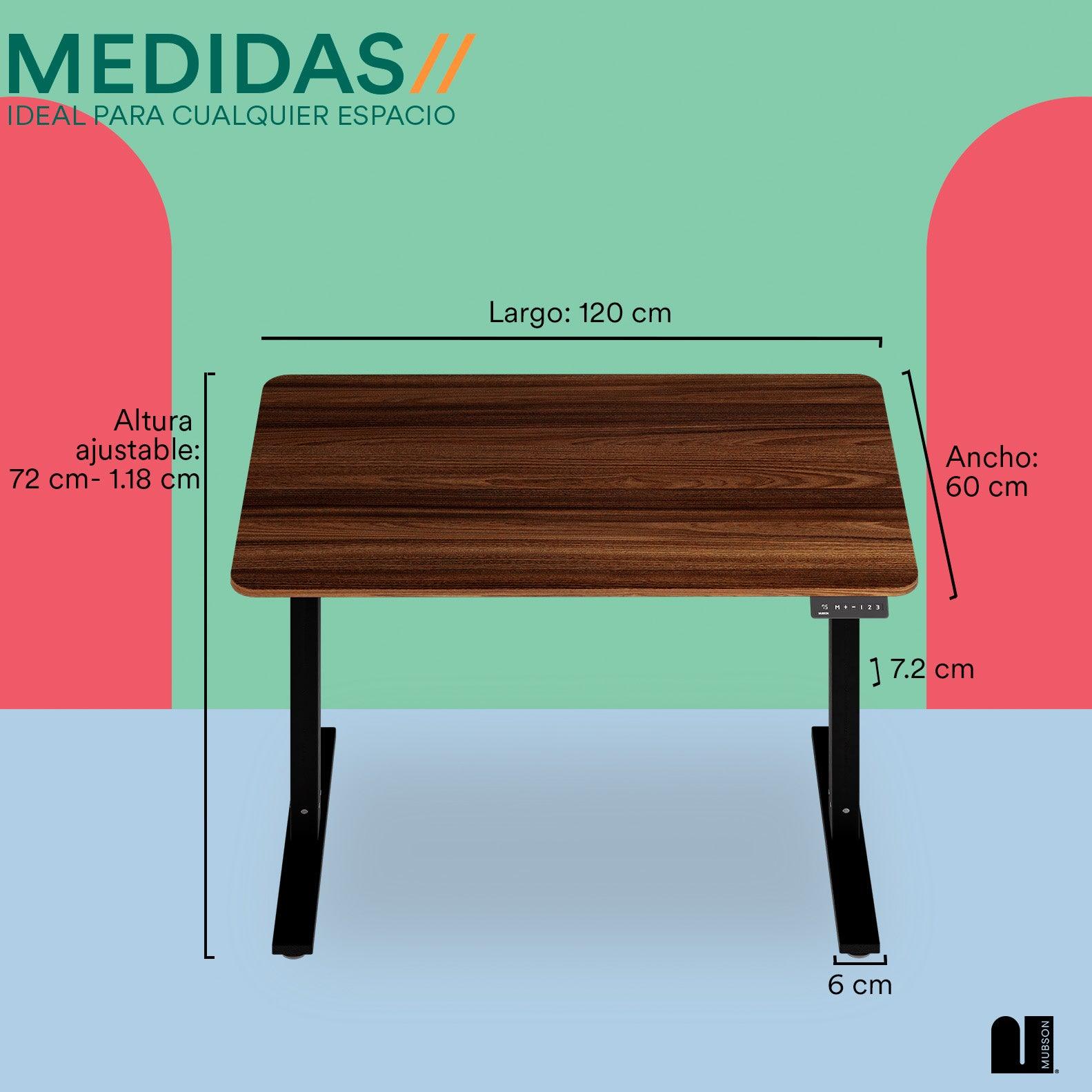 Escritorio Elevable Automático Gamer o de Oficina. Mesa de Trabajo Mako