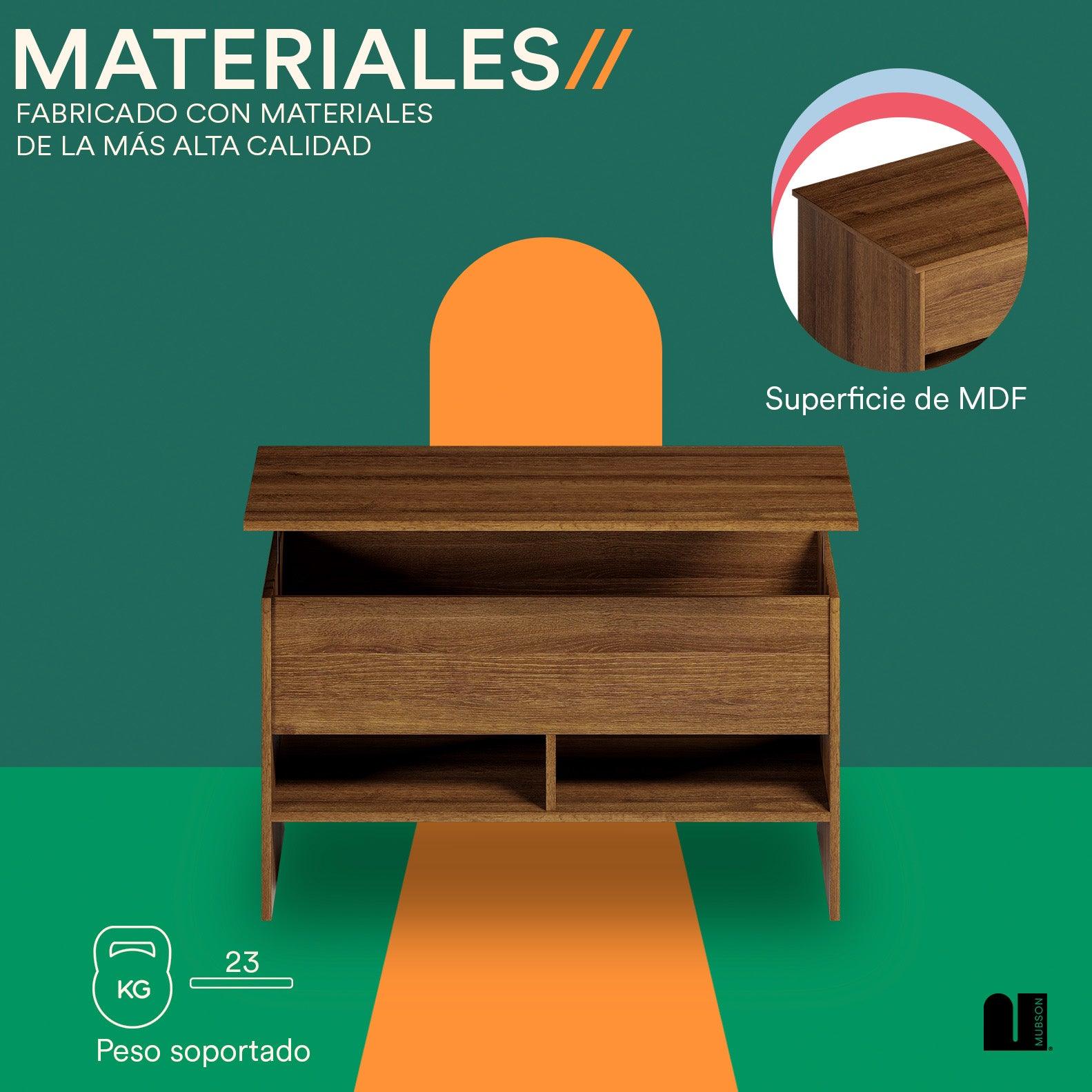 Mesa de Centro con compartimento secreto. Mesa de Centro para Sala Maroni