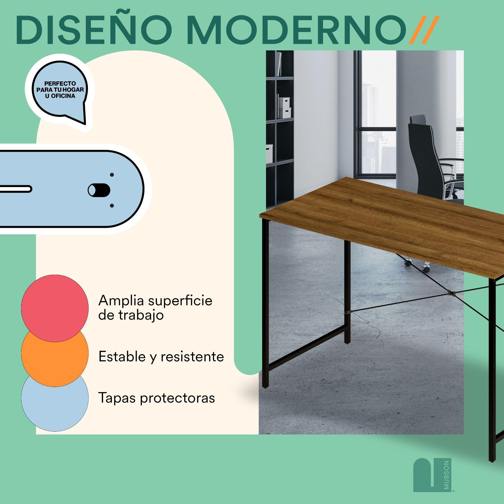 Escritorio para Computadora Minimalista. Mesa de Trabajo Mergo