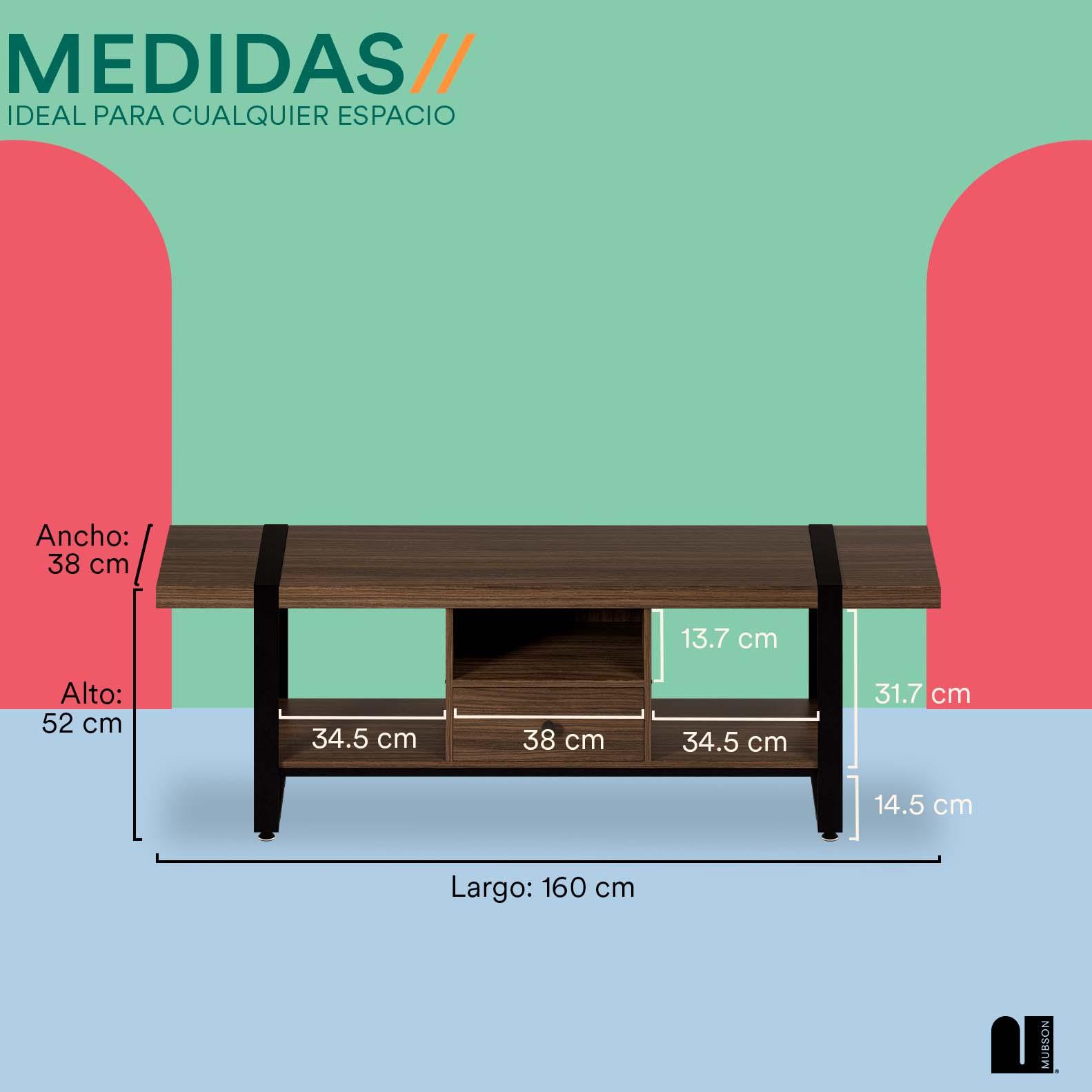 Mubson Mueble para TV. Centro de Entretenimiento Mora