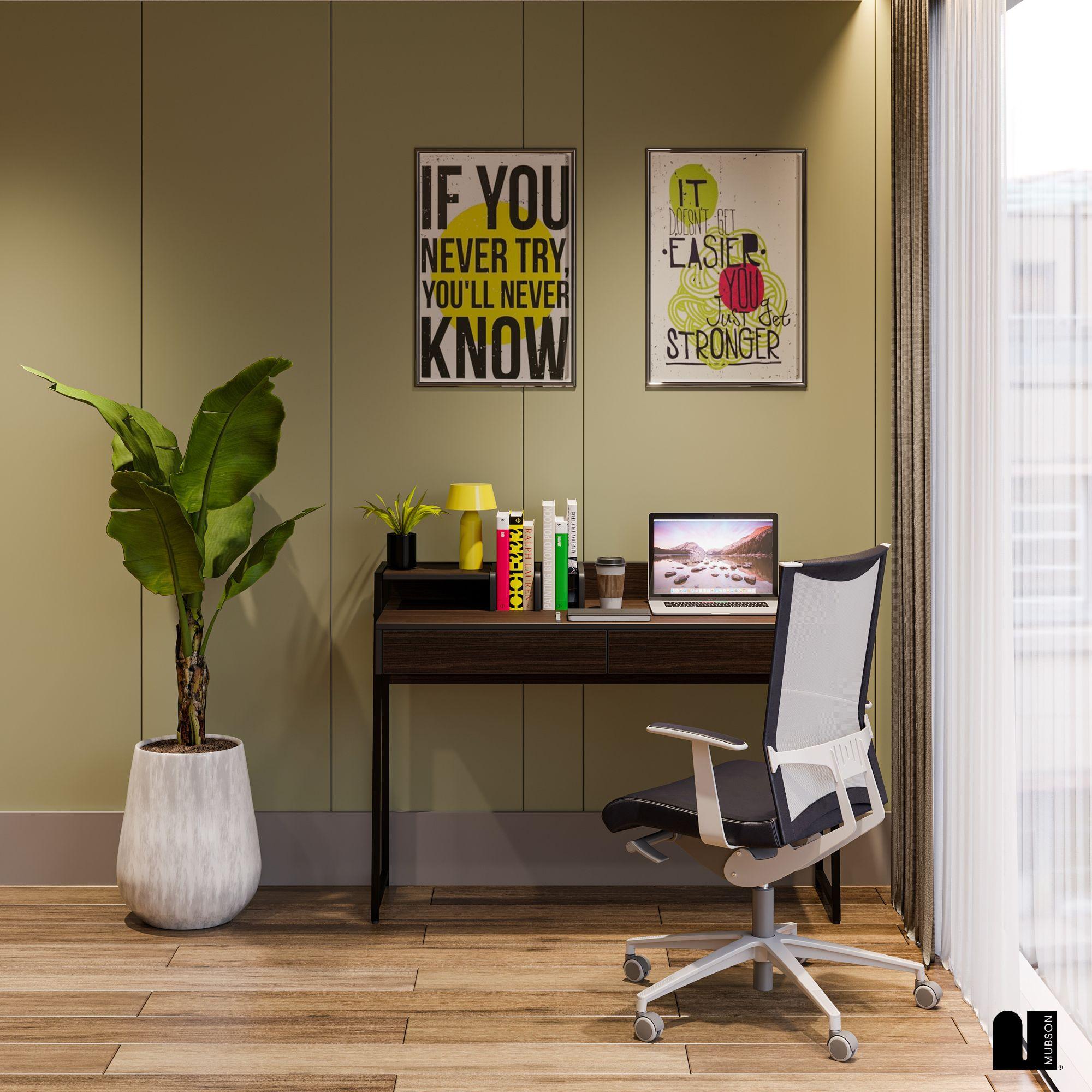 Escritorio para Computadora Minimalista. Escritorio con Cajones Maliketh