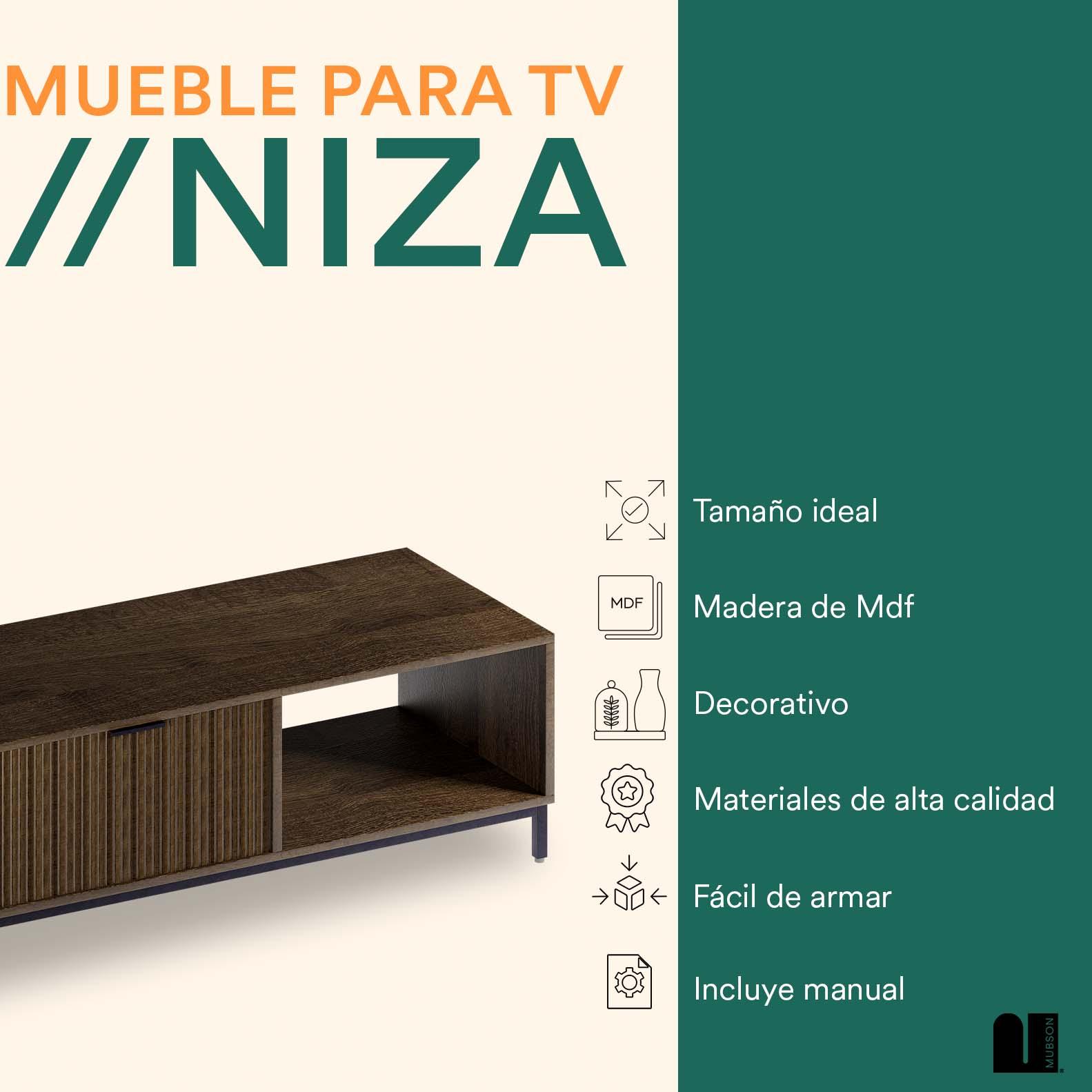 Mesa para TV 32 a 45 Pulgadas. Centro de Entretenimiento Niza
