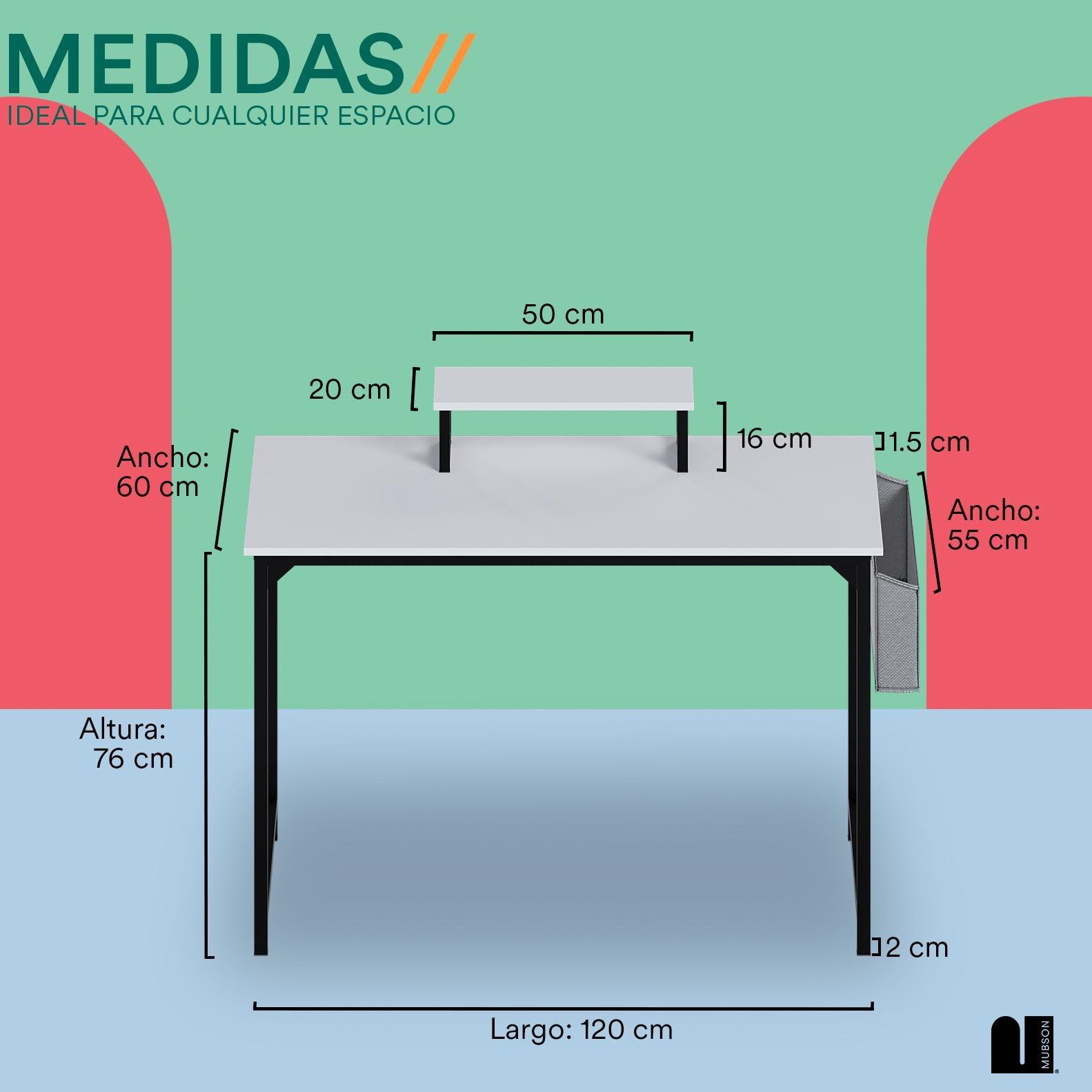 Escritorio para Computadora Minimalista con Archivero Lateral Olten