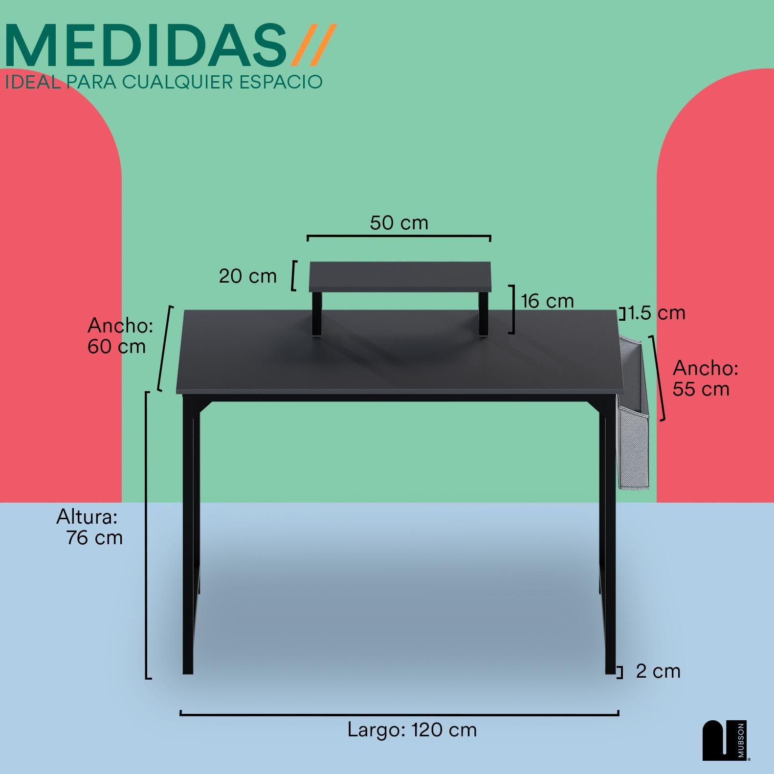 Escritorio para Computadora Minimalista con Archivero Lateral Olten