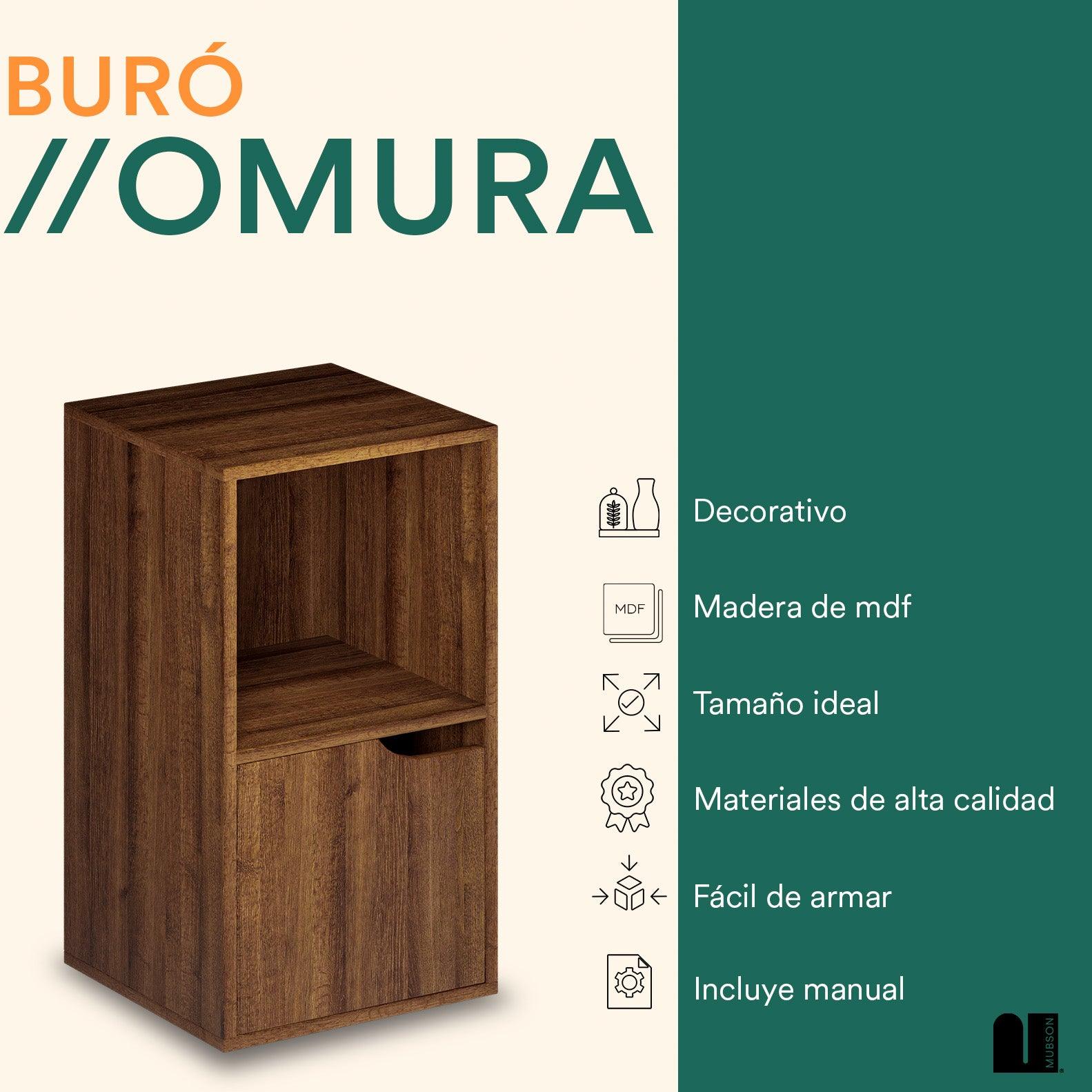 Buro para Recamara. Buro Mesa de Noche Omura