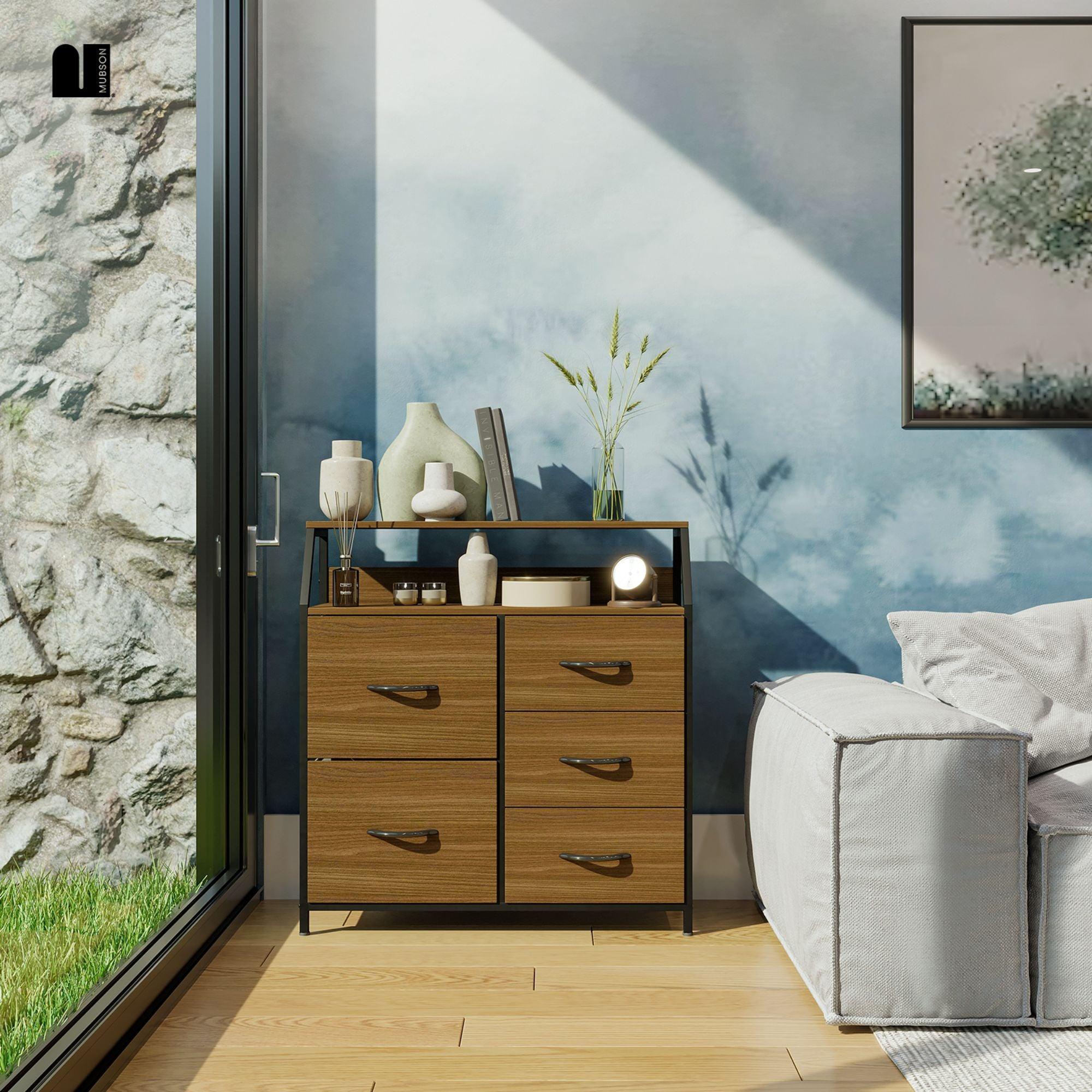 Cajonera. Comoda de Madera con 5 Cajones. Chifonier Osan