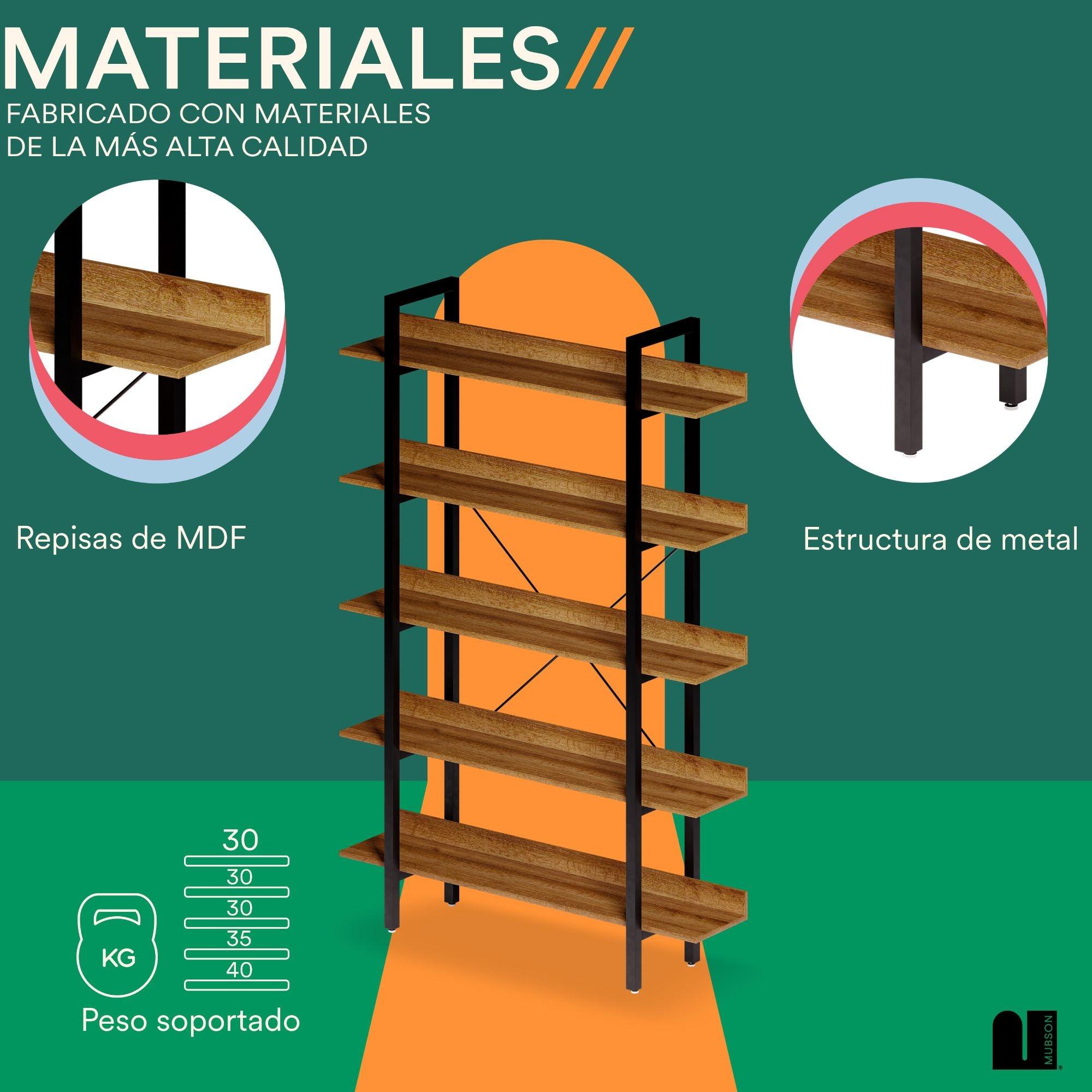 Escritorio en L + Librero Palermo (Set Up para Estudiantes)