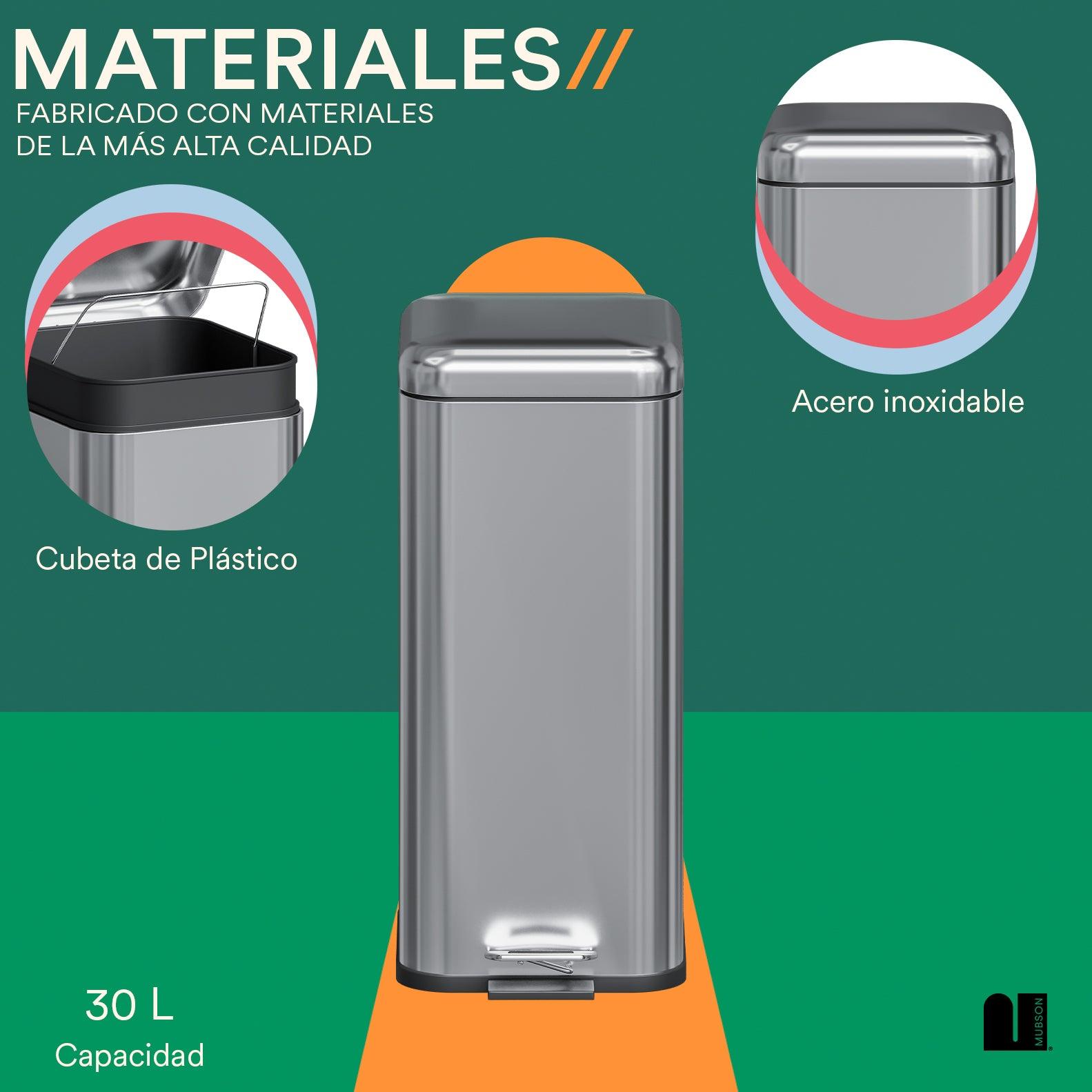 #Tamaño_30L #Estilo_Rectangular