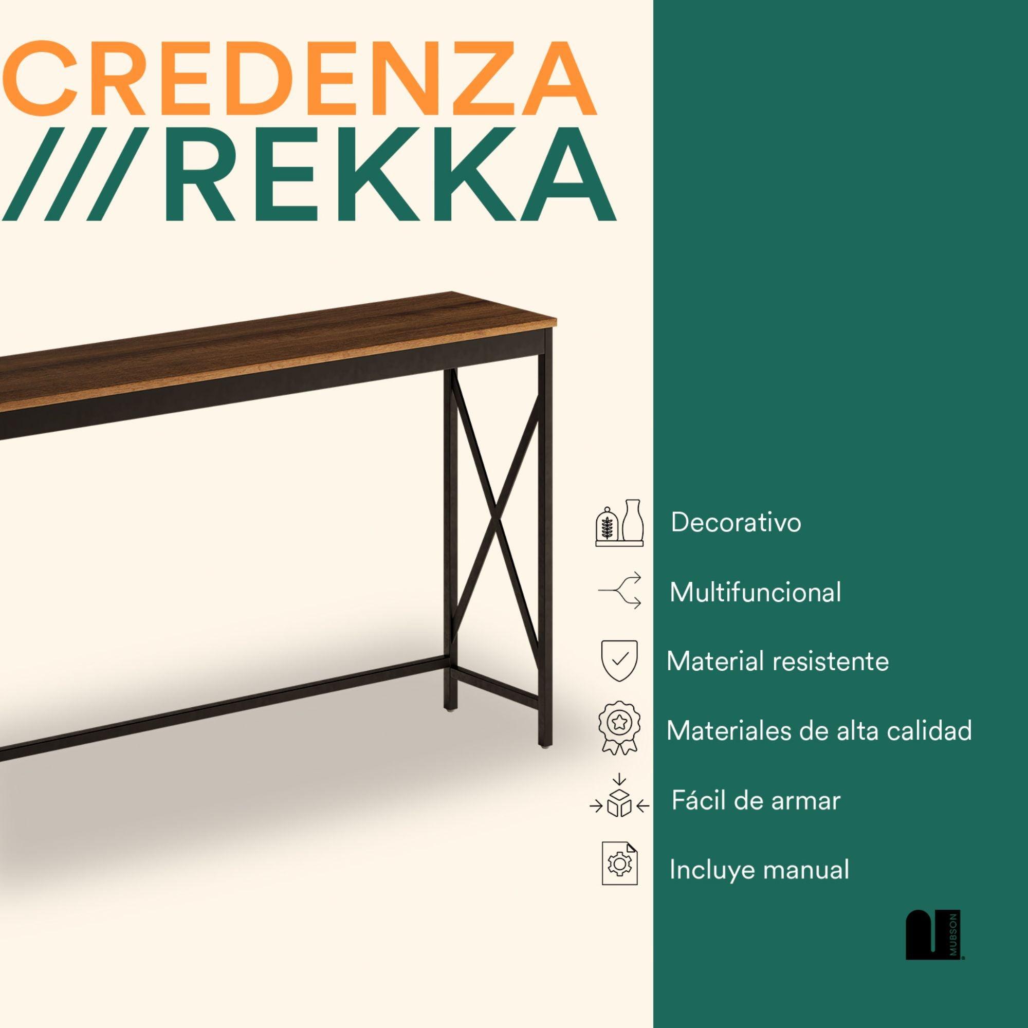 Credenza Recibidor para Sala o Pasillo. Bufetera para Comedor Rekka