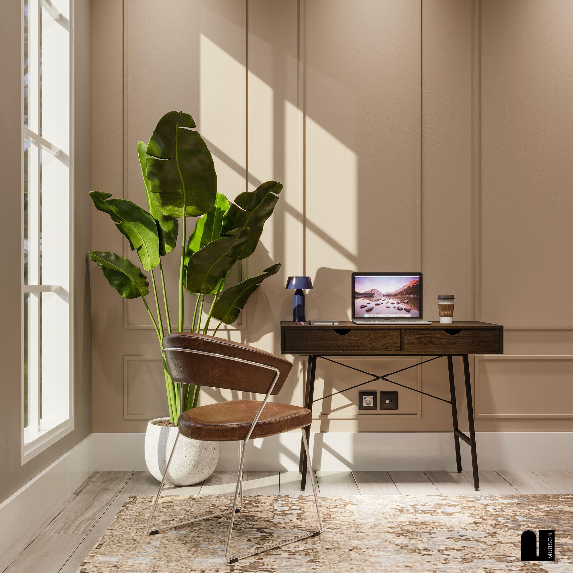 Escritorio para Computadora Minimalista. Escritorio con Cajones Sekiro