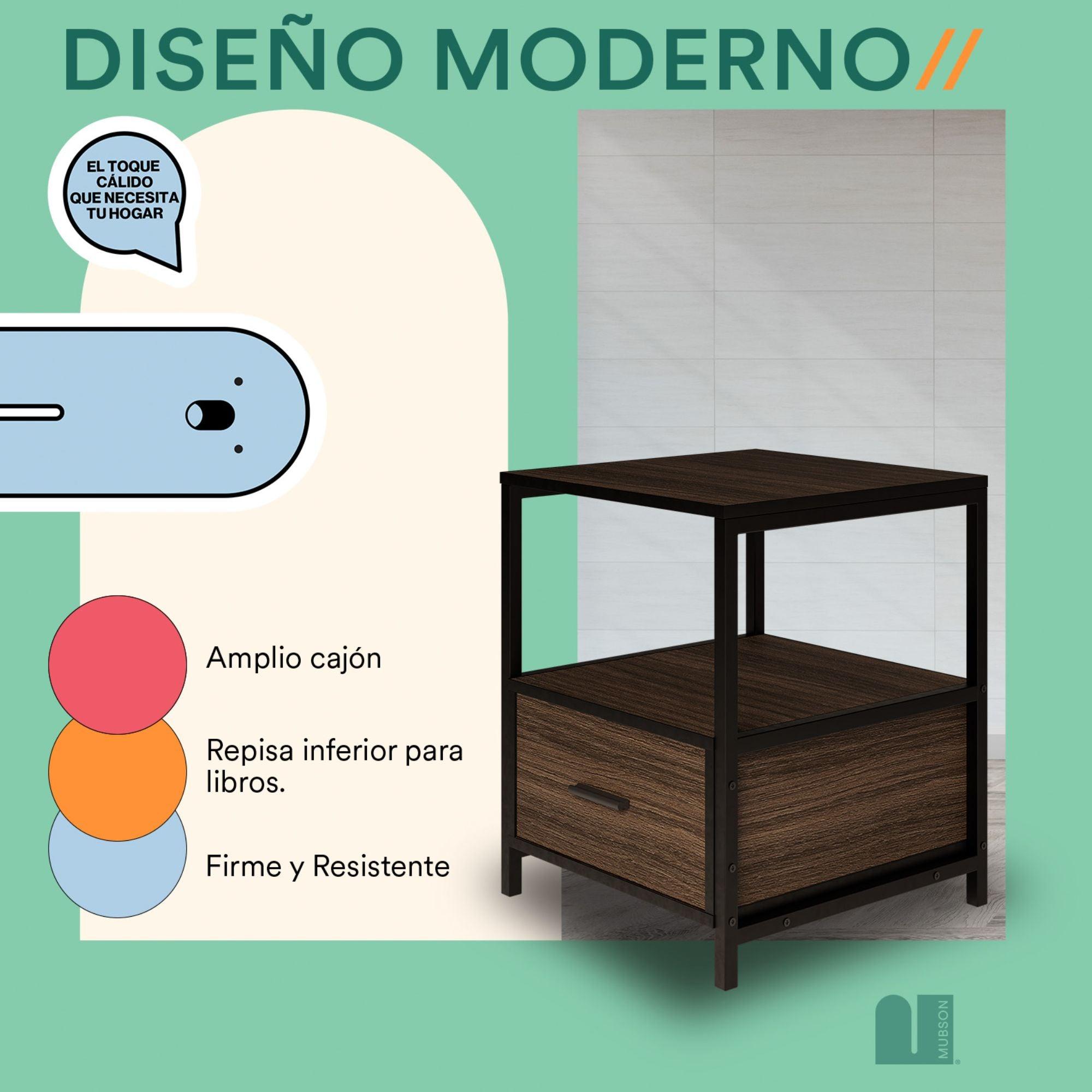 Buro para Recamara. Buro Mesa de Noche Trevi