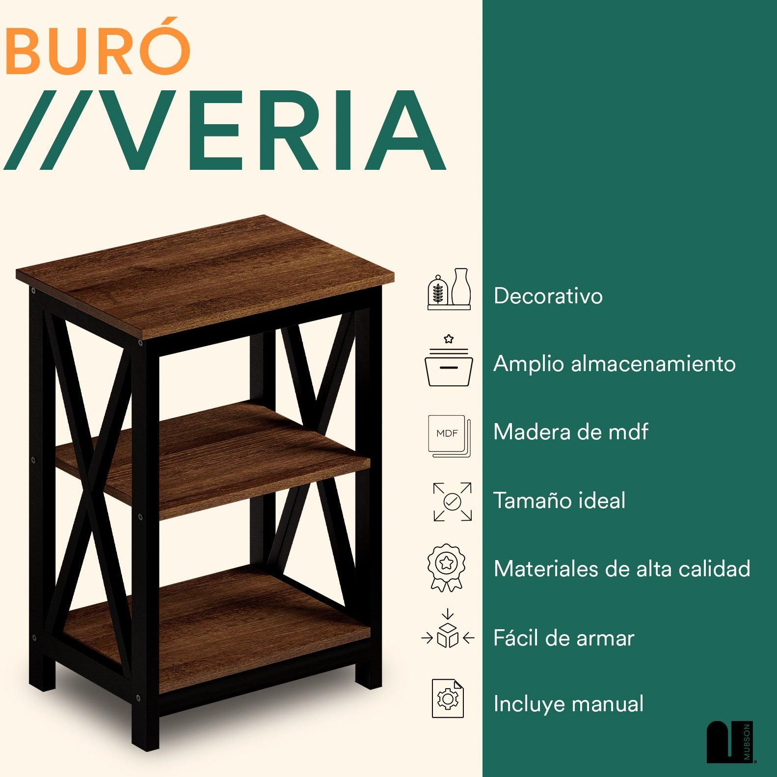 Buro para Recamara. Buro Mesa de Noche Veria