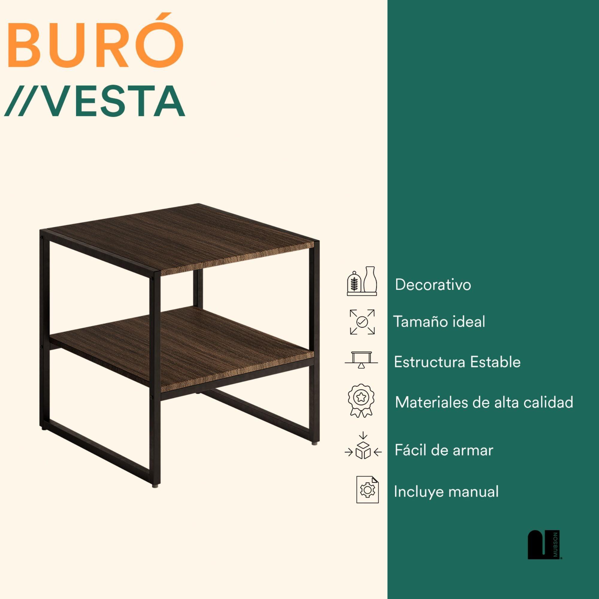 Buro para Recamara. Buro Mesa de Noche Vesta