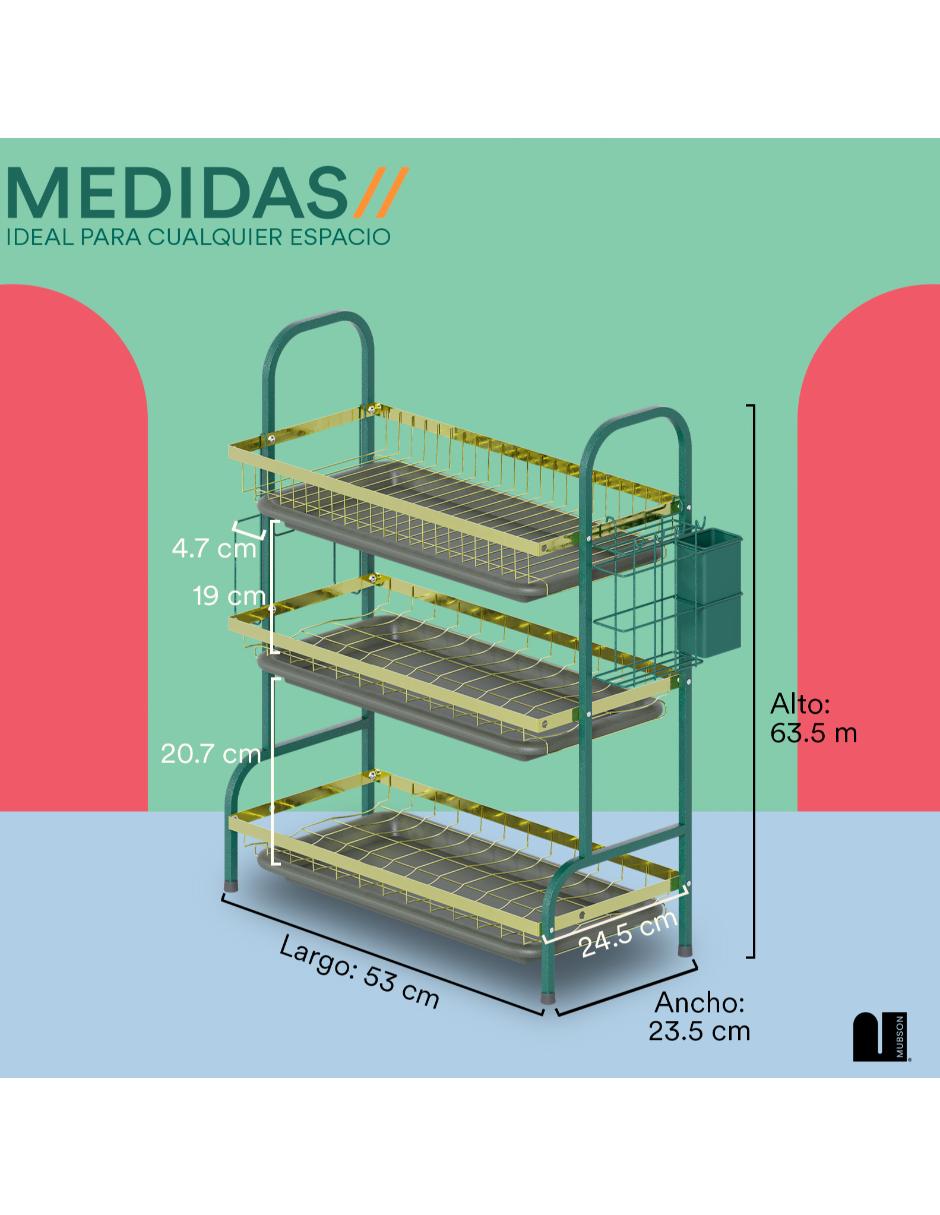 Escurridor de trastes de Acero Inoxidable. Escurreplatos Frego