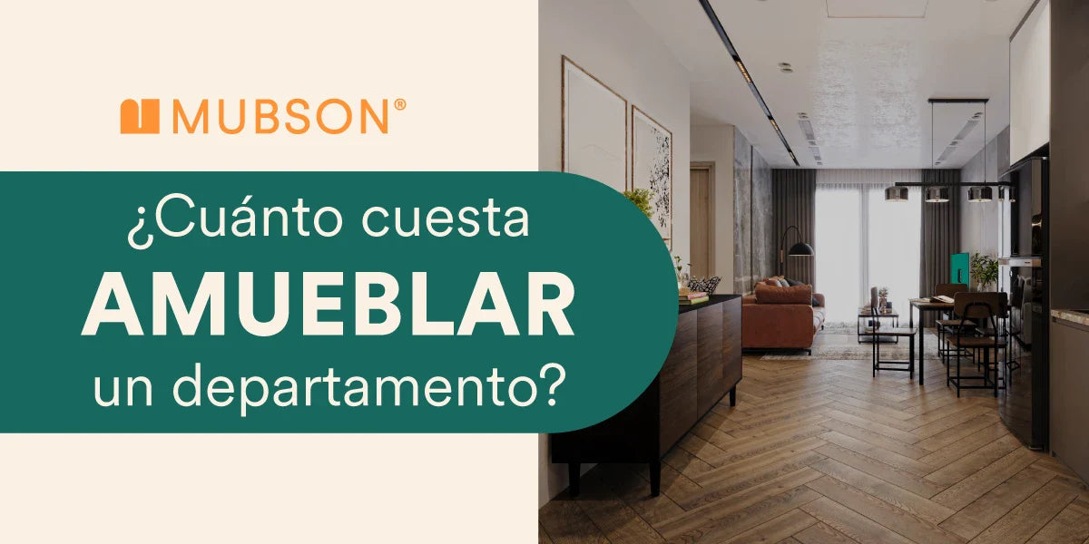 Portada blog de un departamento con muebles.