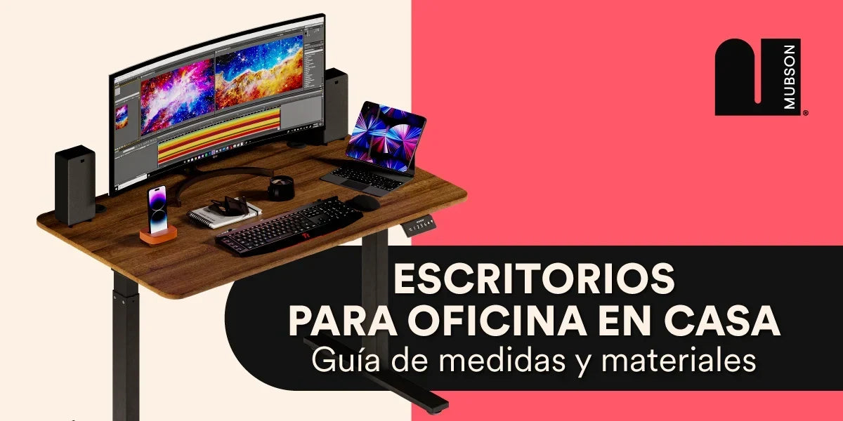 Escritorios para Oficina en Casa: Guía de Medidas y Materiales