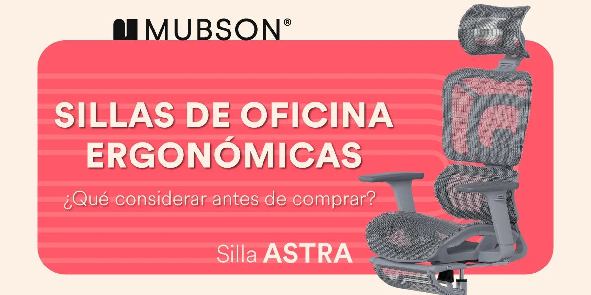 Sillas de oficina ergonómicas: qué considerar antes de comprar