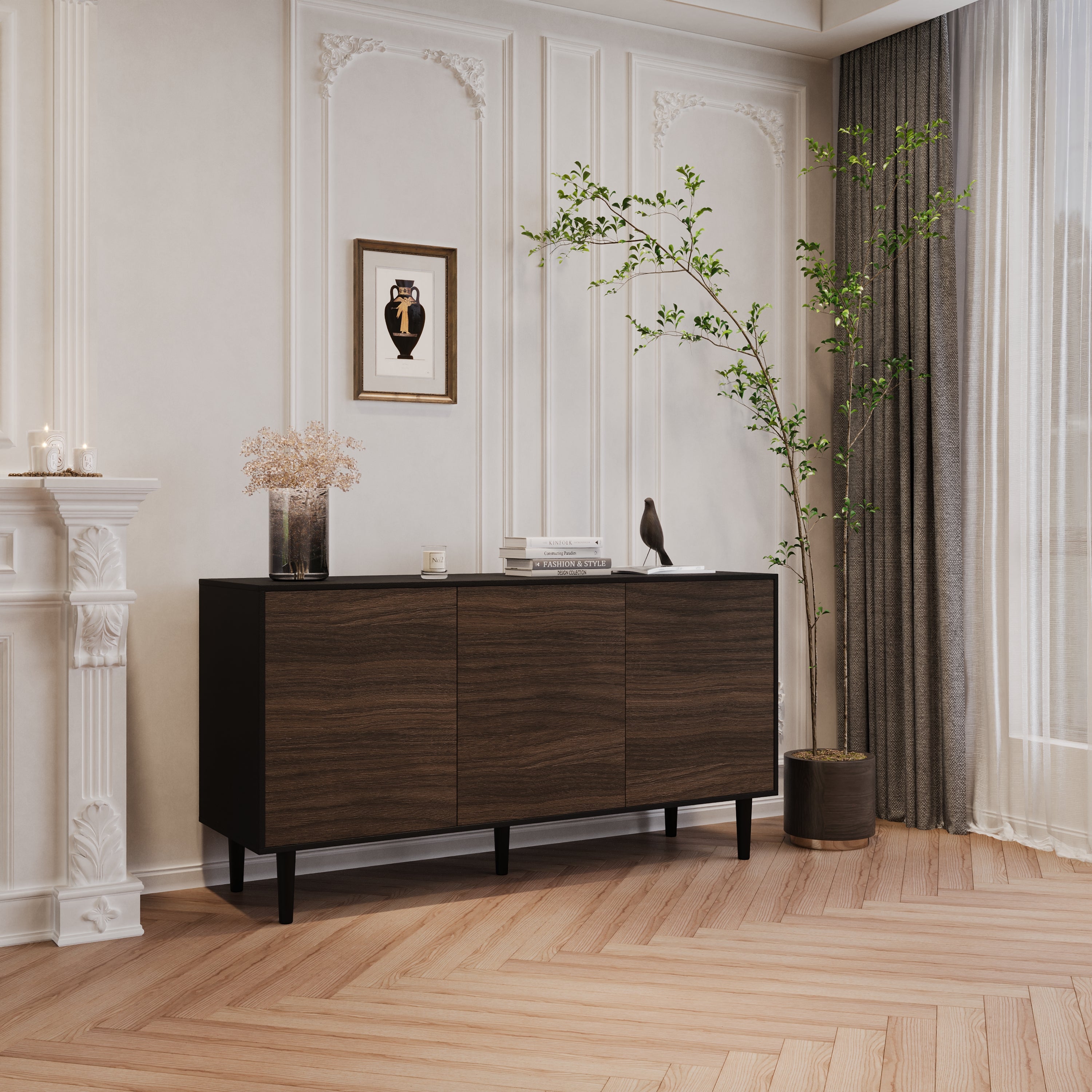 Mubson Credenza bufetera con puertas Gleza