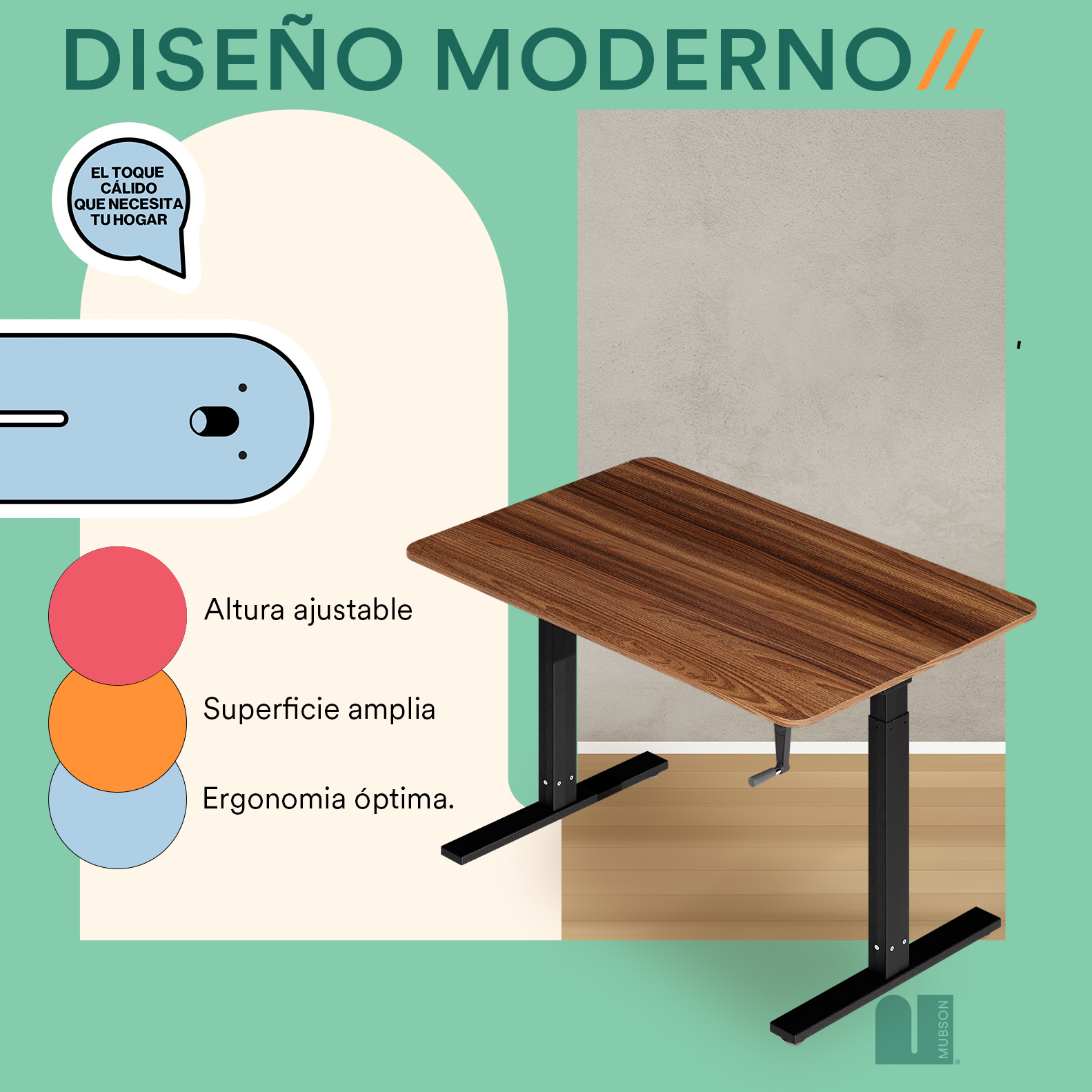 Mubson Escritorio Elevable Manual. Escritorio Gamer Fazta