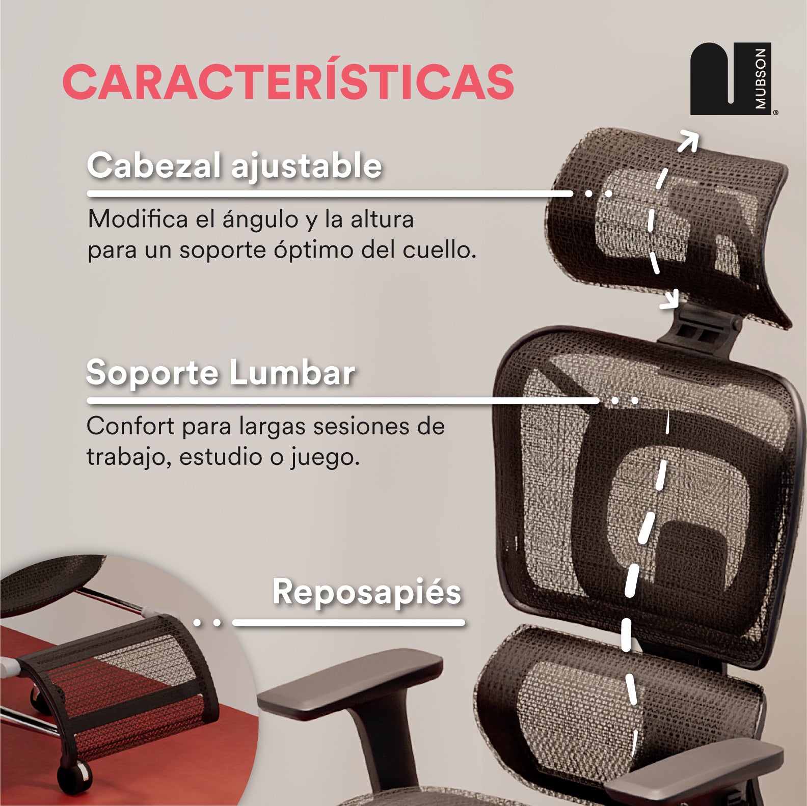 Set Up Completo - Escritorio en L + Silla Ergonomica Astra