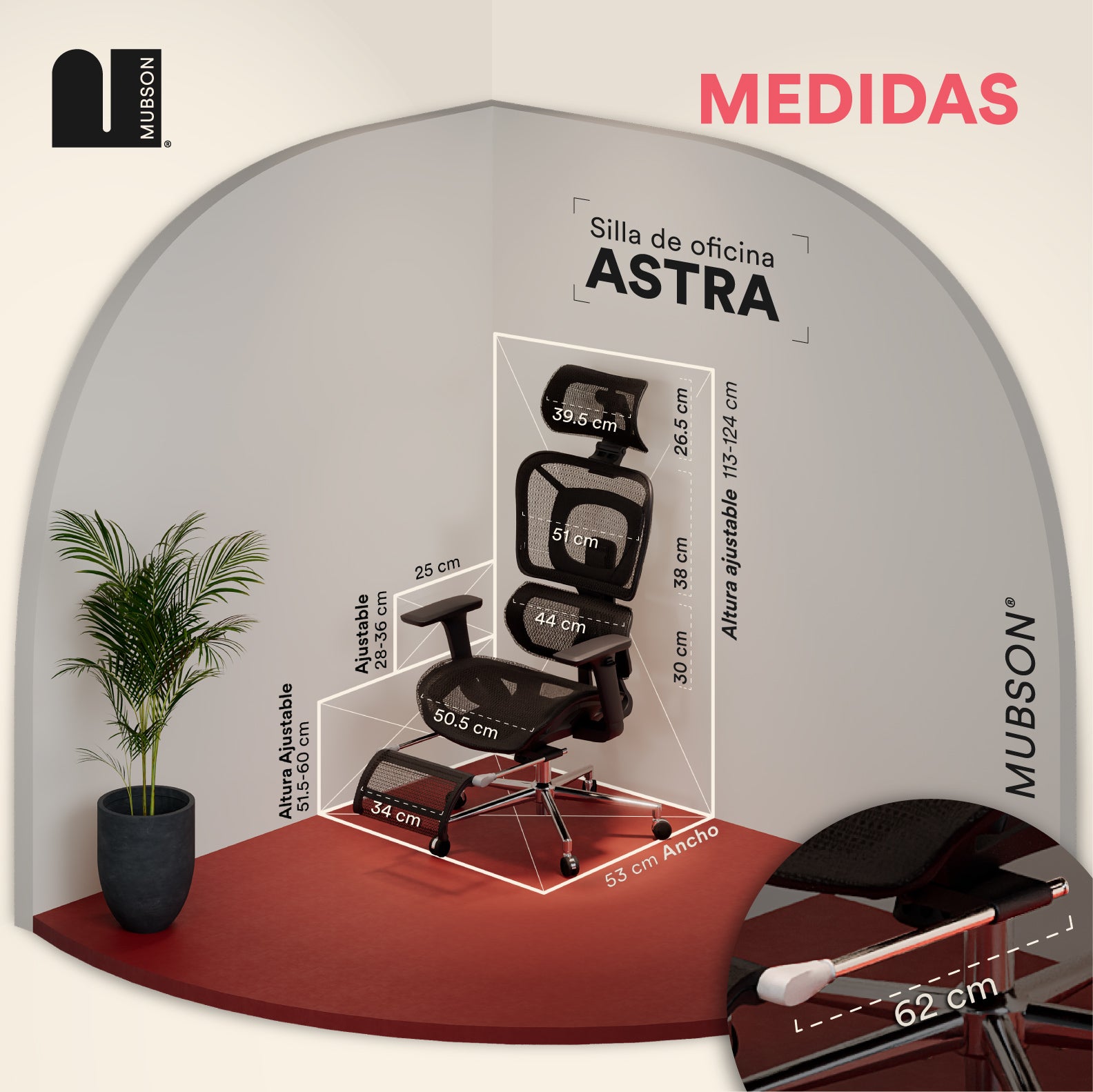 Set Up Completo - Escritorio en L + Silla Ergonomica Astra