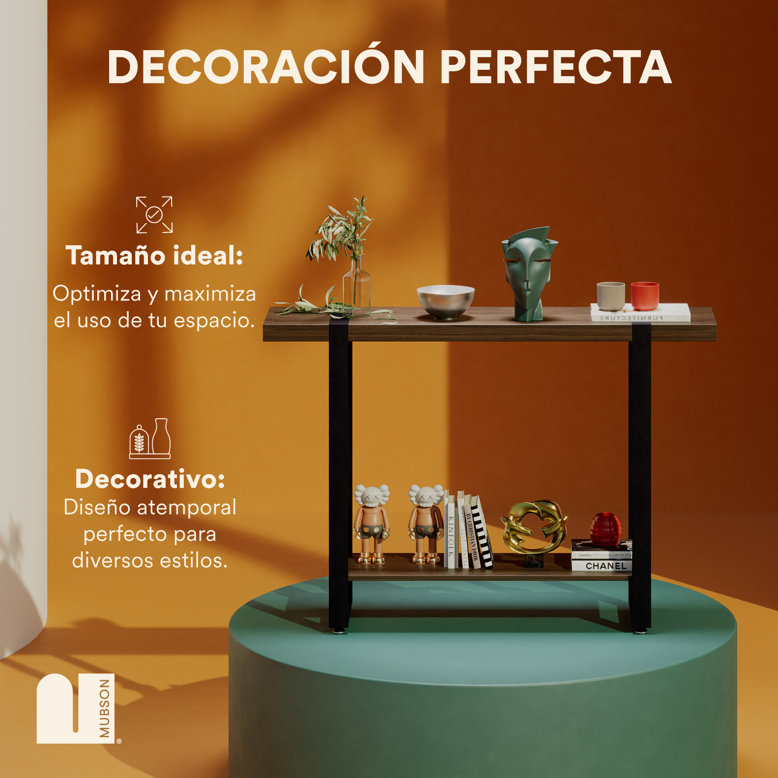 Credenza Recibidor Doble para Sala o Pasillo. Bufetera para Comedor Renna