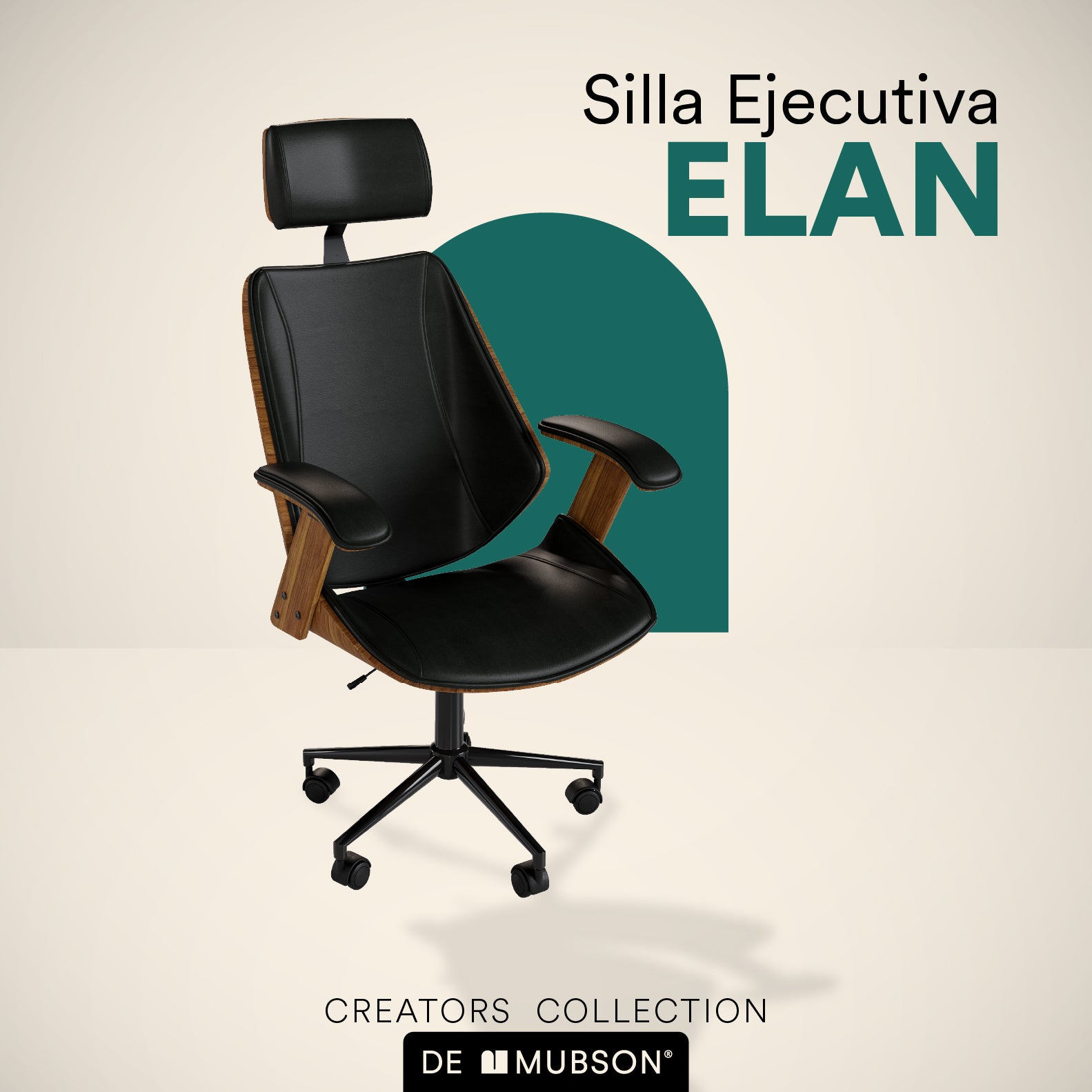 MUBSON Silla de Oficina Ergonómica Elan