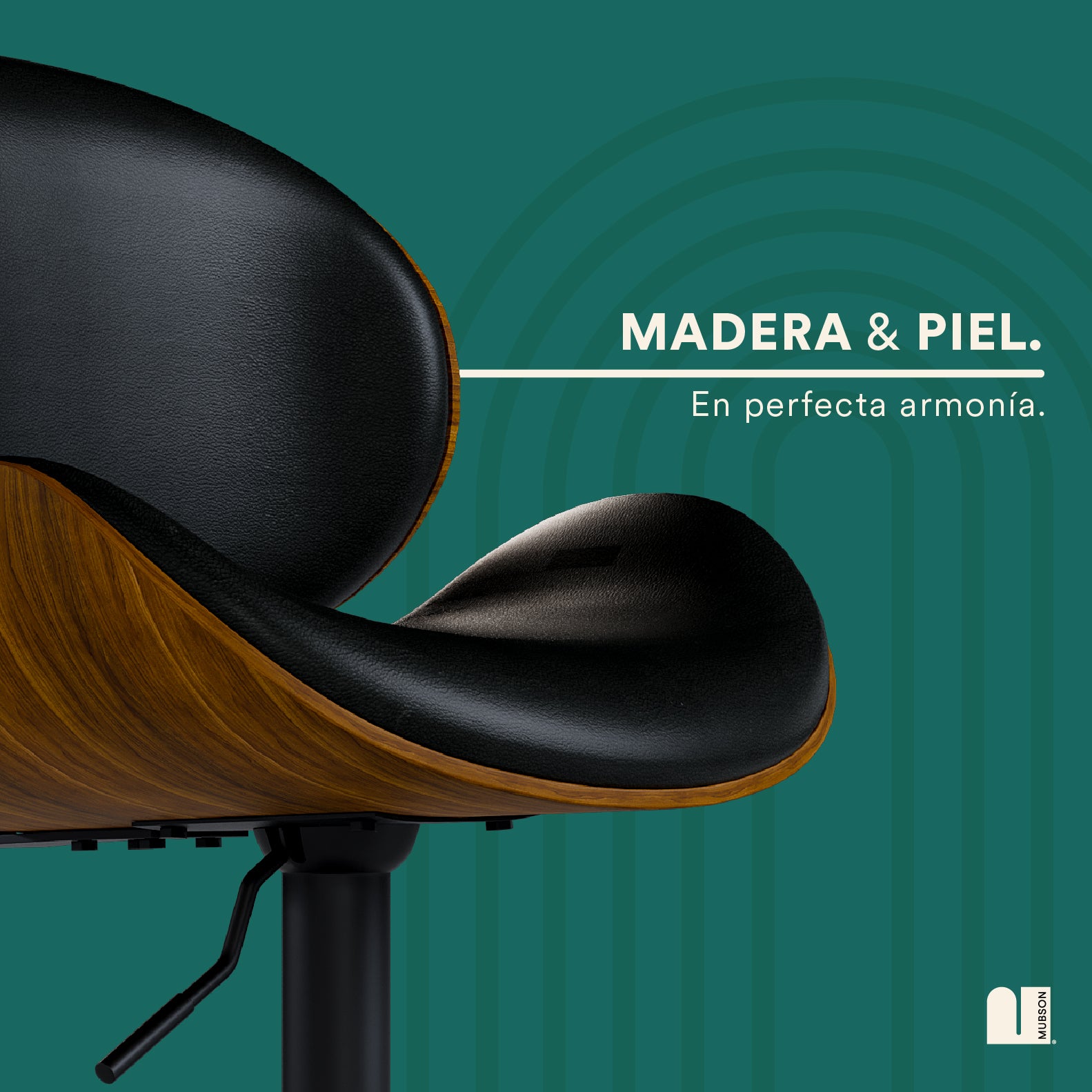 MUBSON Juego de 2 Bancos para Barra de Cocina Tenzo