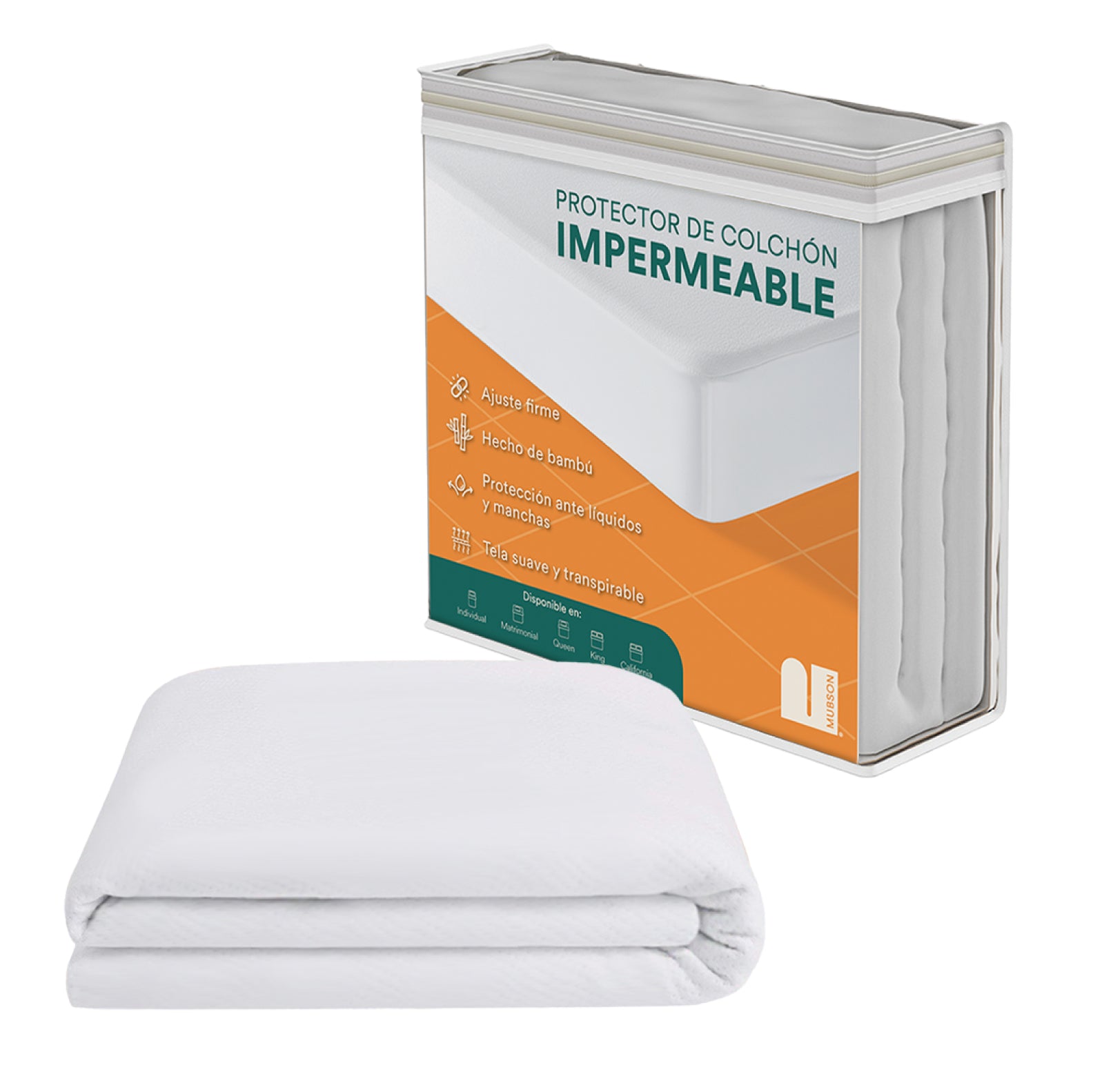 Cubre Colchon. Protector de Colchon Impermeable e Hipoalergenico