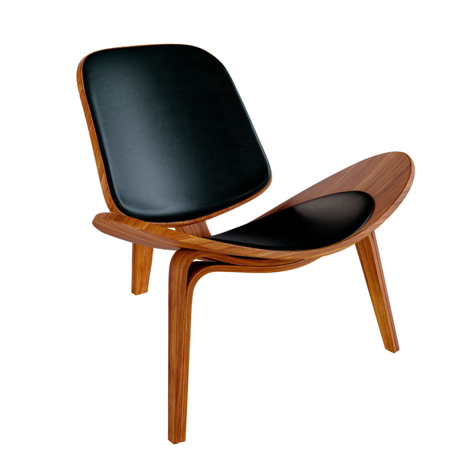 MUBSON Silla de Piel Genuina Estilo Escandinavo Leda